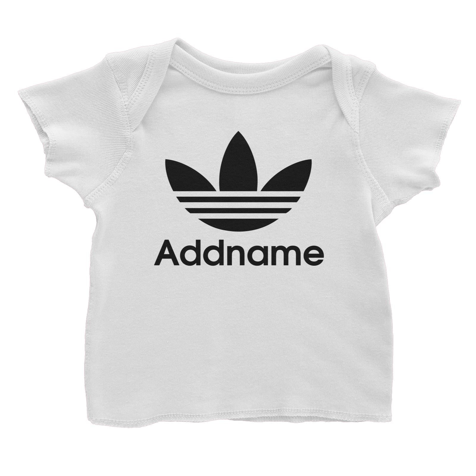 Streetwear Leaf Emblem Addname Baby T-Shirt (FLASH DEAL)