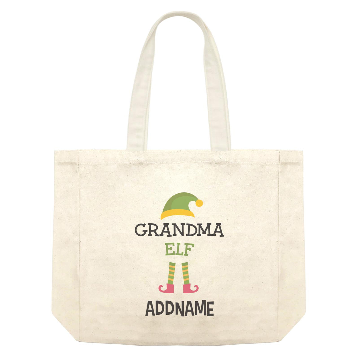 Christmas Series Grandma Elf Shopping Bag