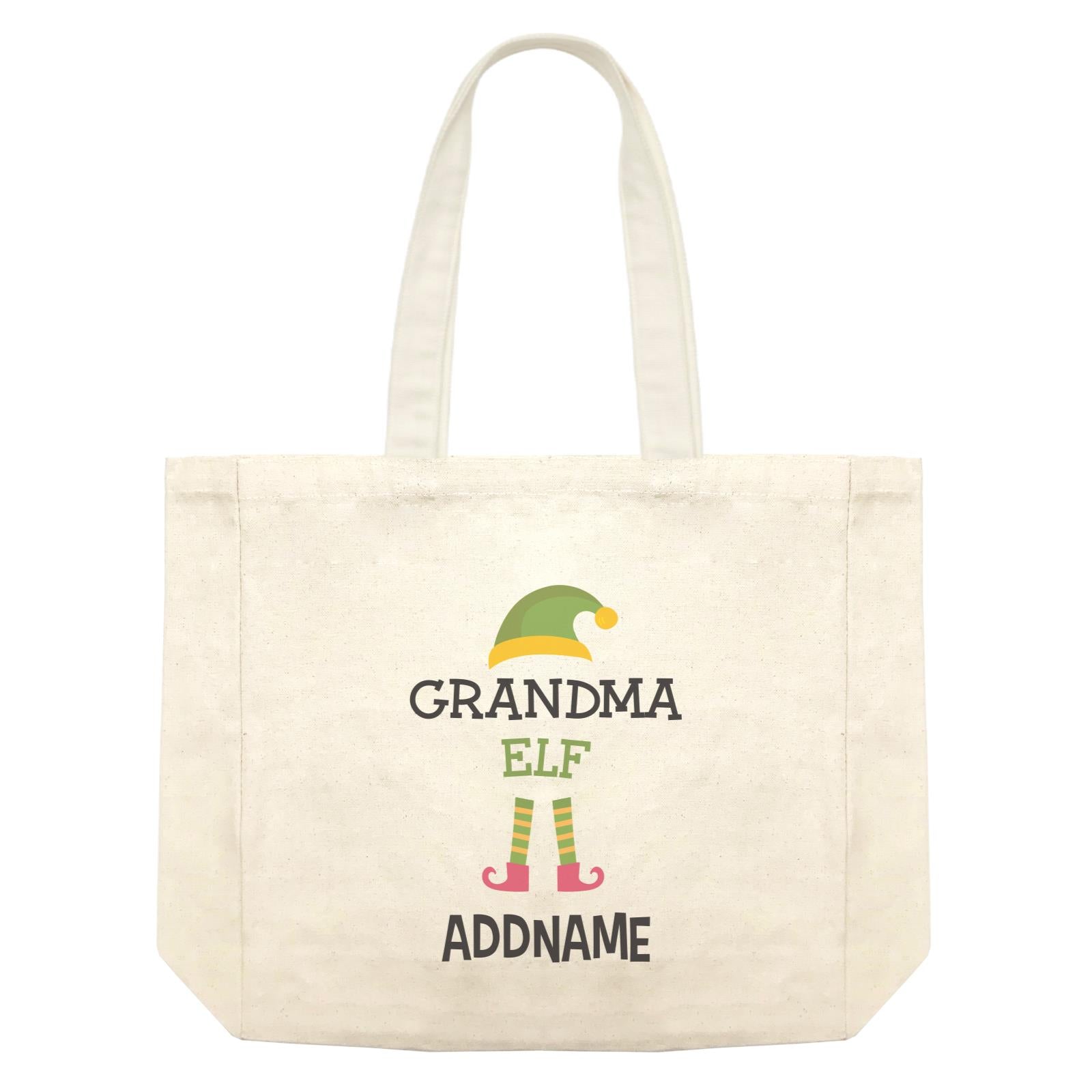 Christmas Series Grandma Elf Shopping Bag