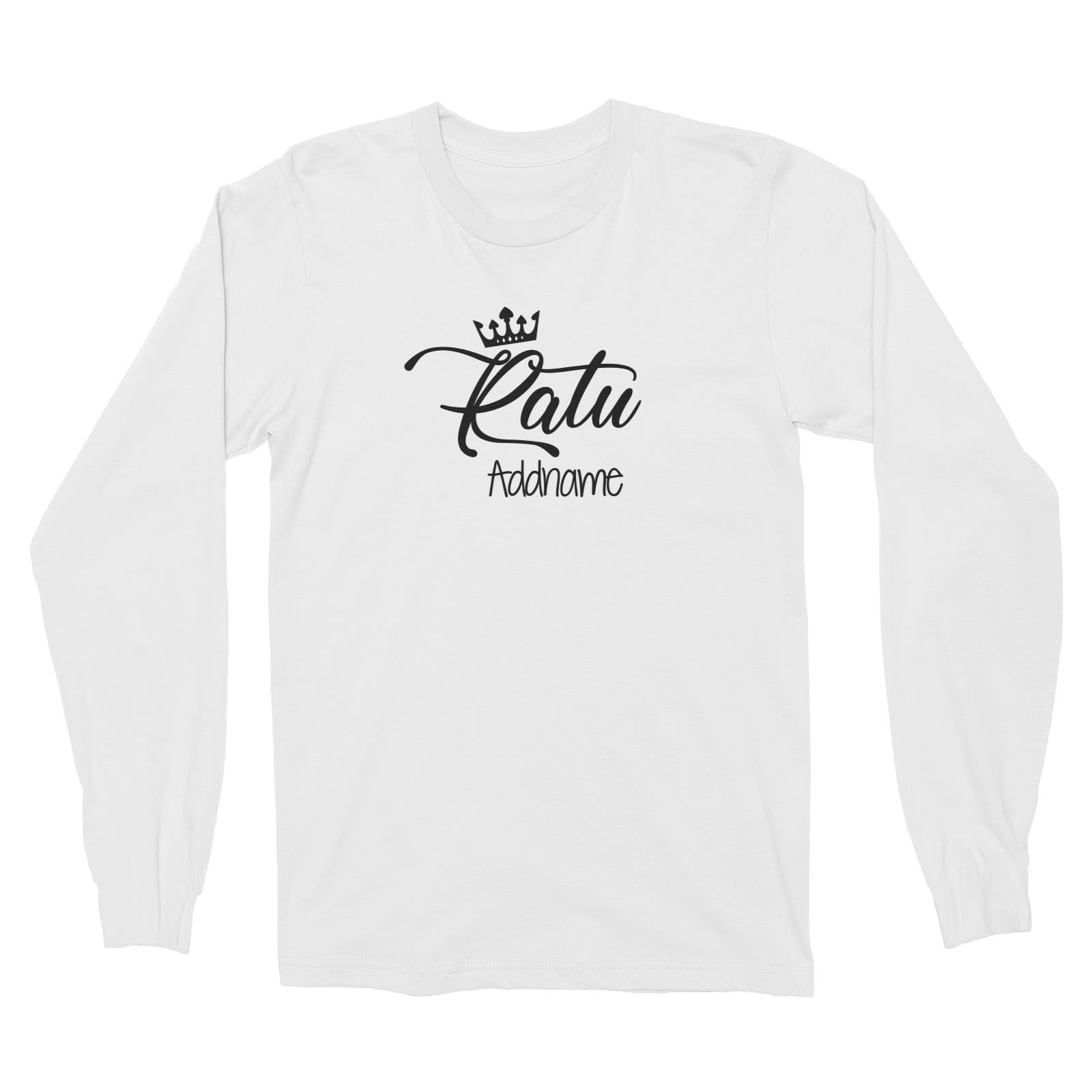 Ratu with Tiara Long Sleeve Unisex T-Shirt