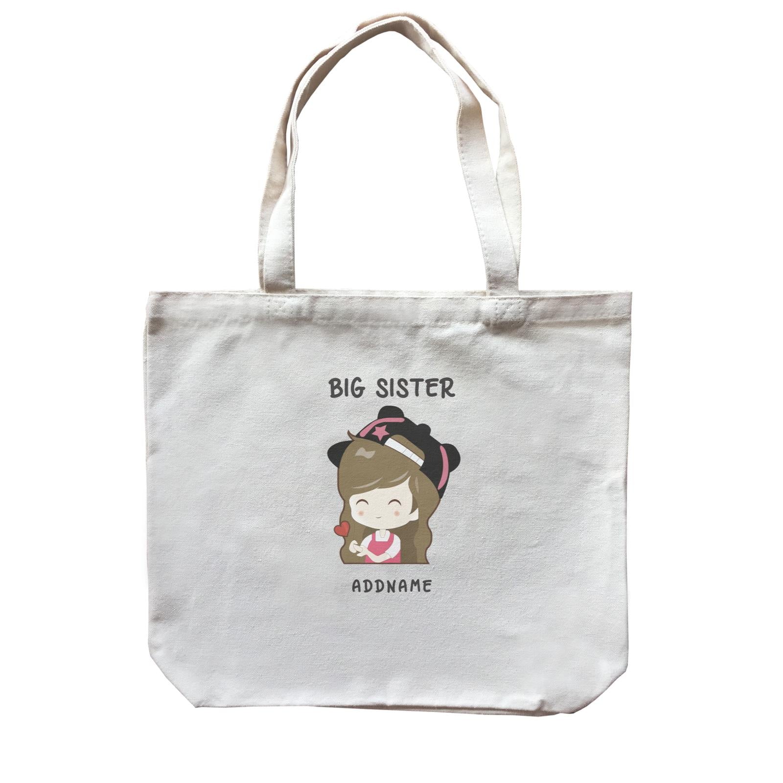 My Lovely Family Series Big Sister Addname Canvas Bag