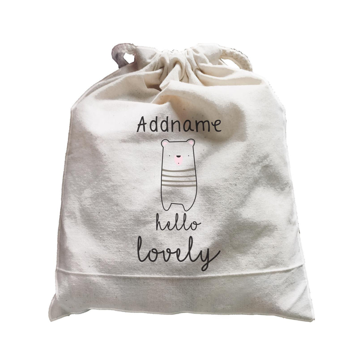 Cute Animals and Friends Series 2 Bear Addname Hello Lovely Satchel