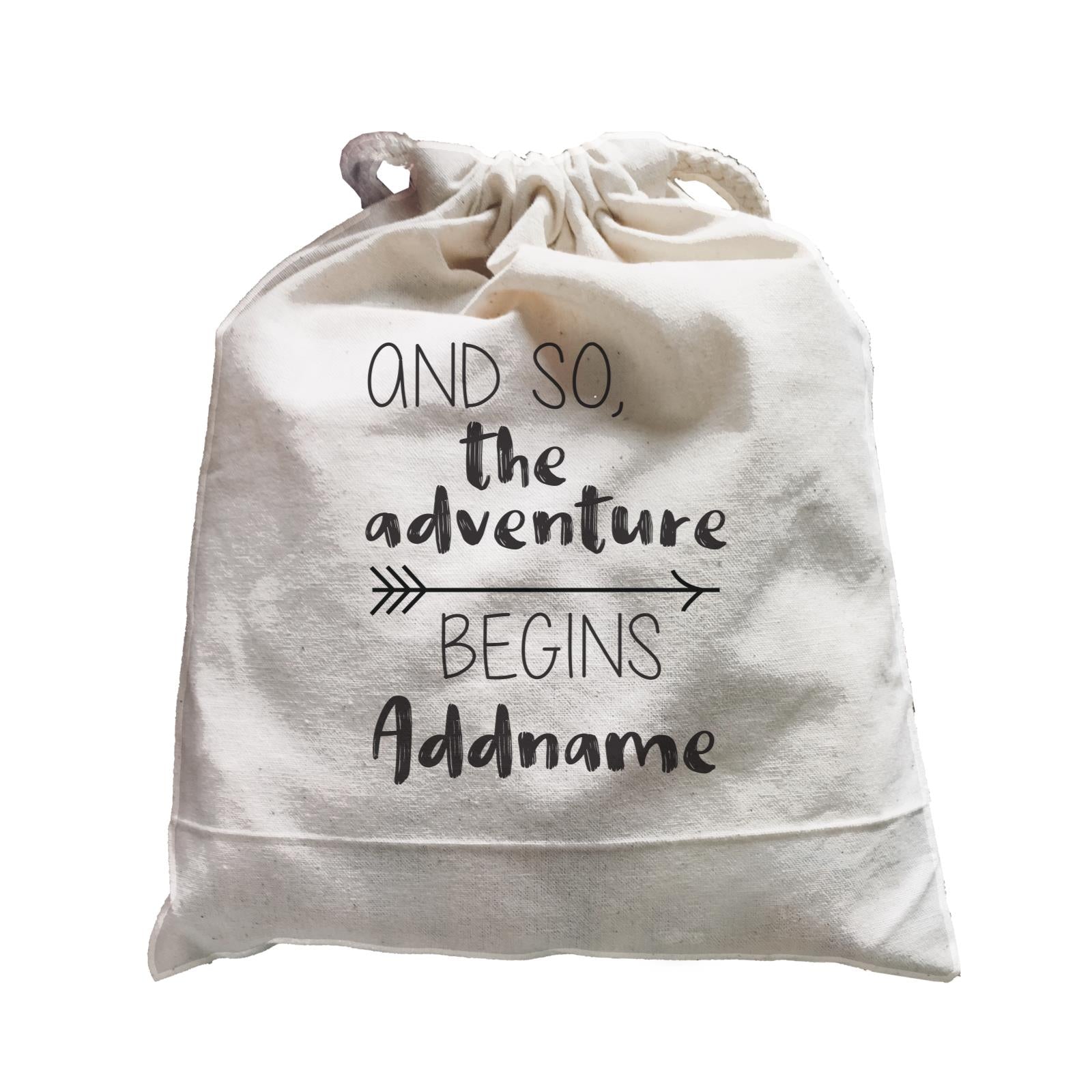 Travel Quotes And So The Adventure Begins Addname Satchel