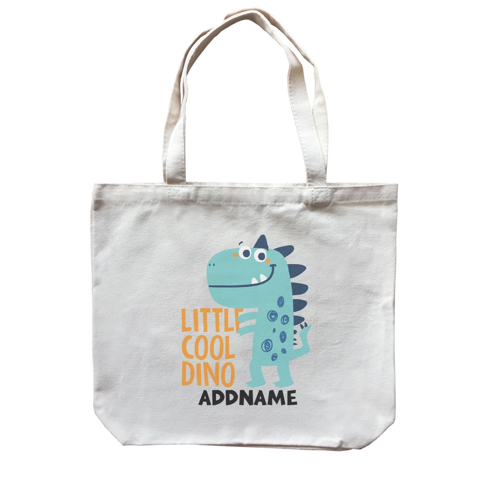 Little Cool Dino Addname Bag Canvas Bag