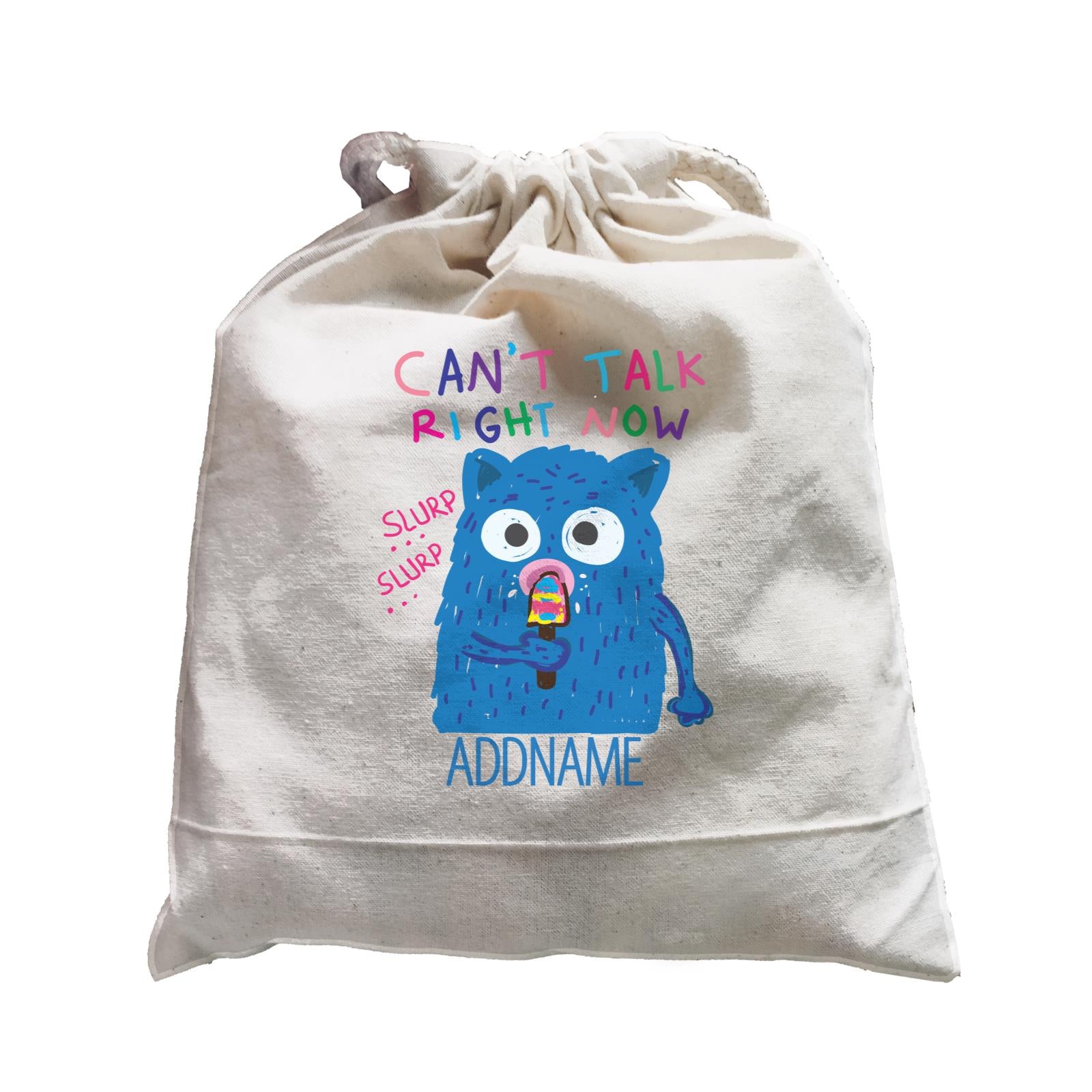 Cool Cute Monster Can't Talk Right Now Monster Addname Satchel