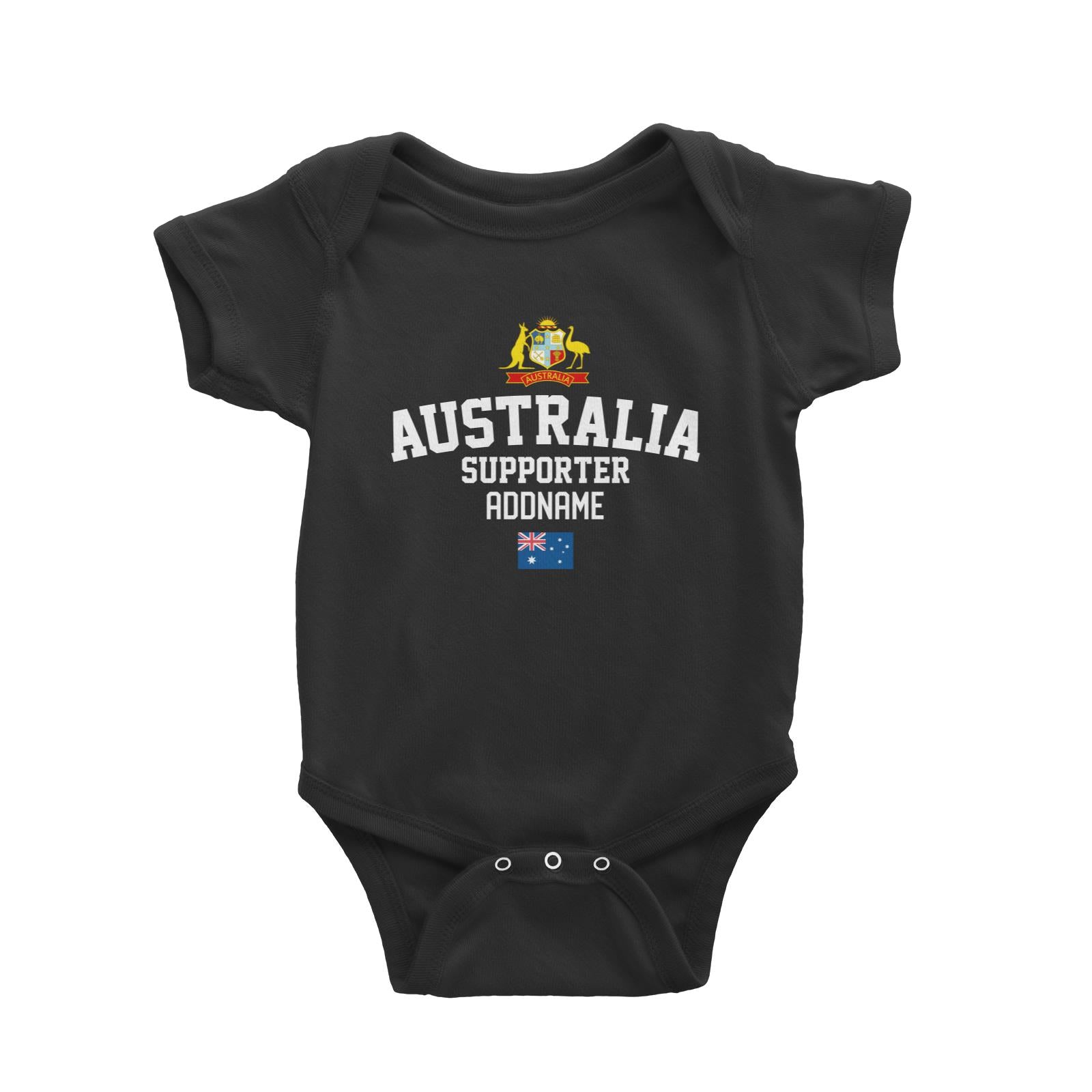 Australia Supporter World Cup Addname Baby Romper