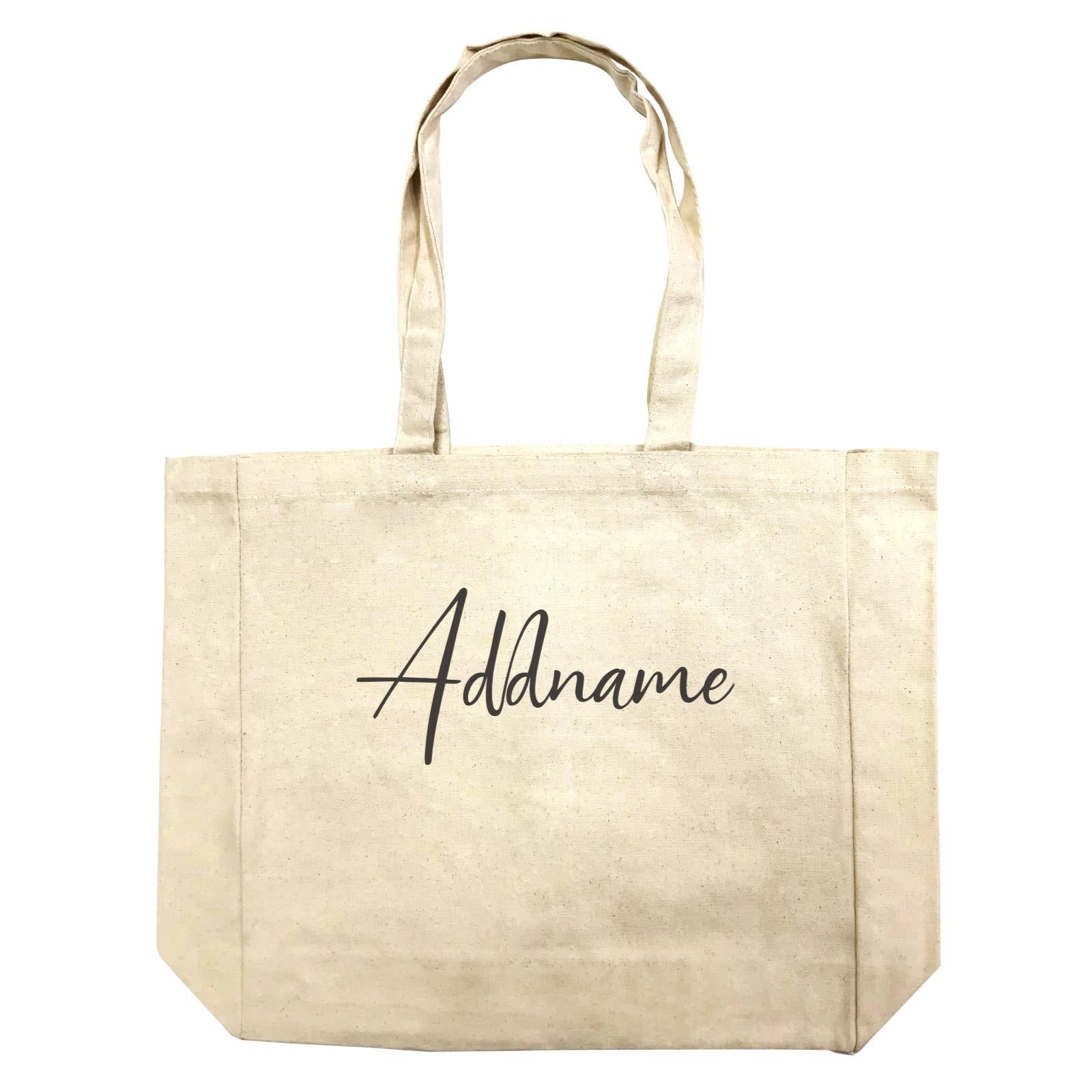 Calligraphy Addname Shopping Bag