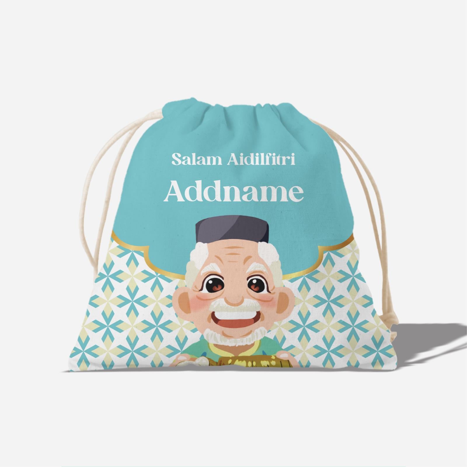 Seindah Lebaran Full Print Satchel - Tok Wan