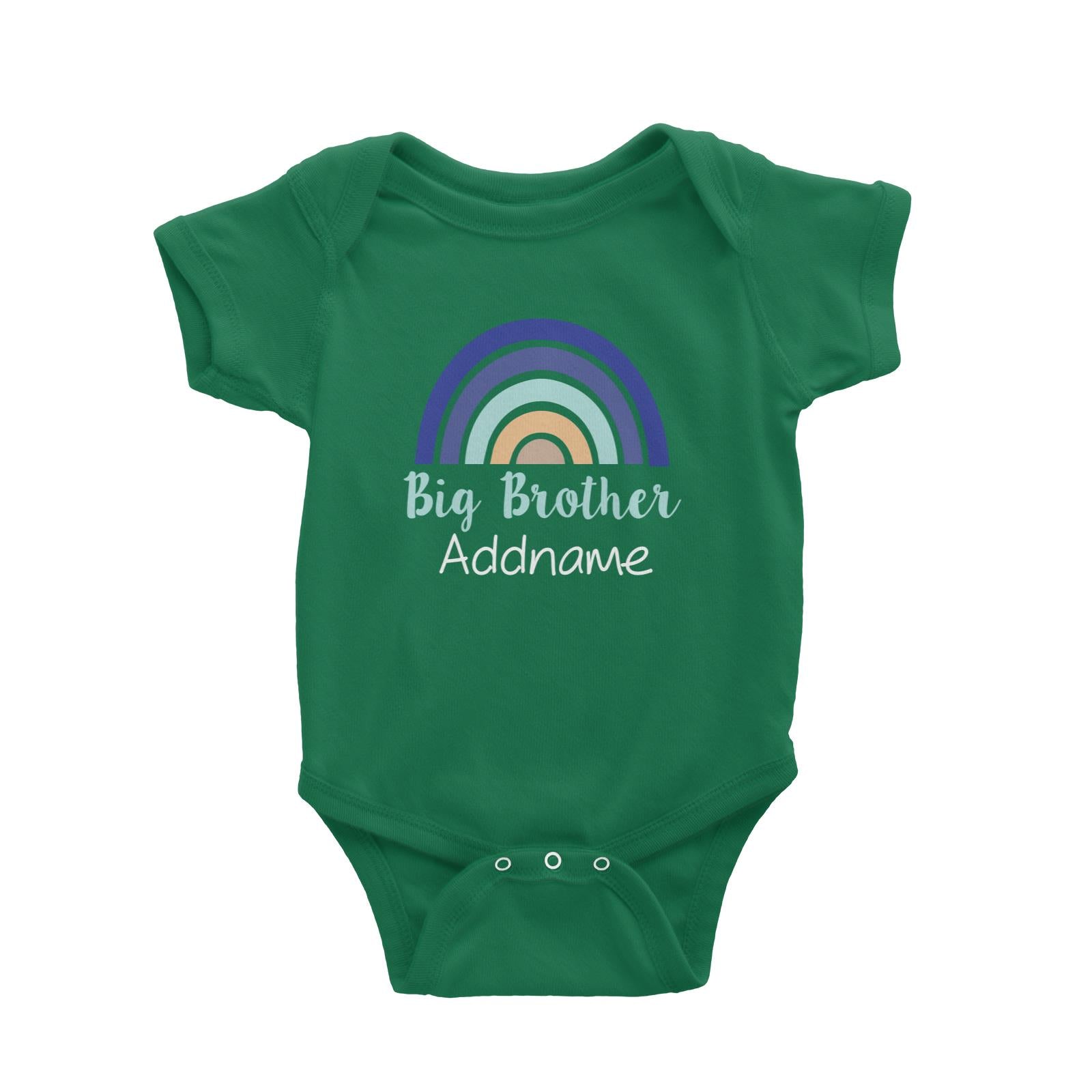 Colourful Rainbow Big Brother Baby Romper