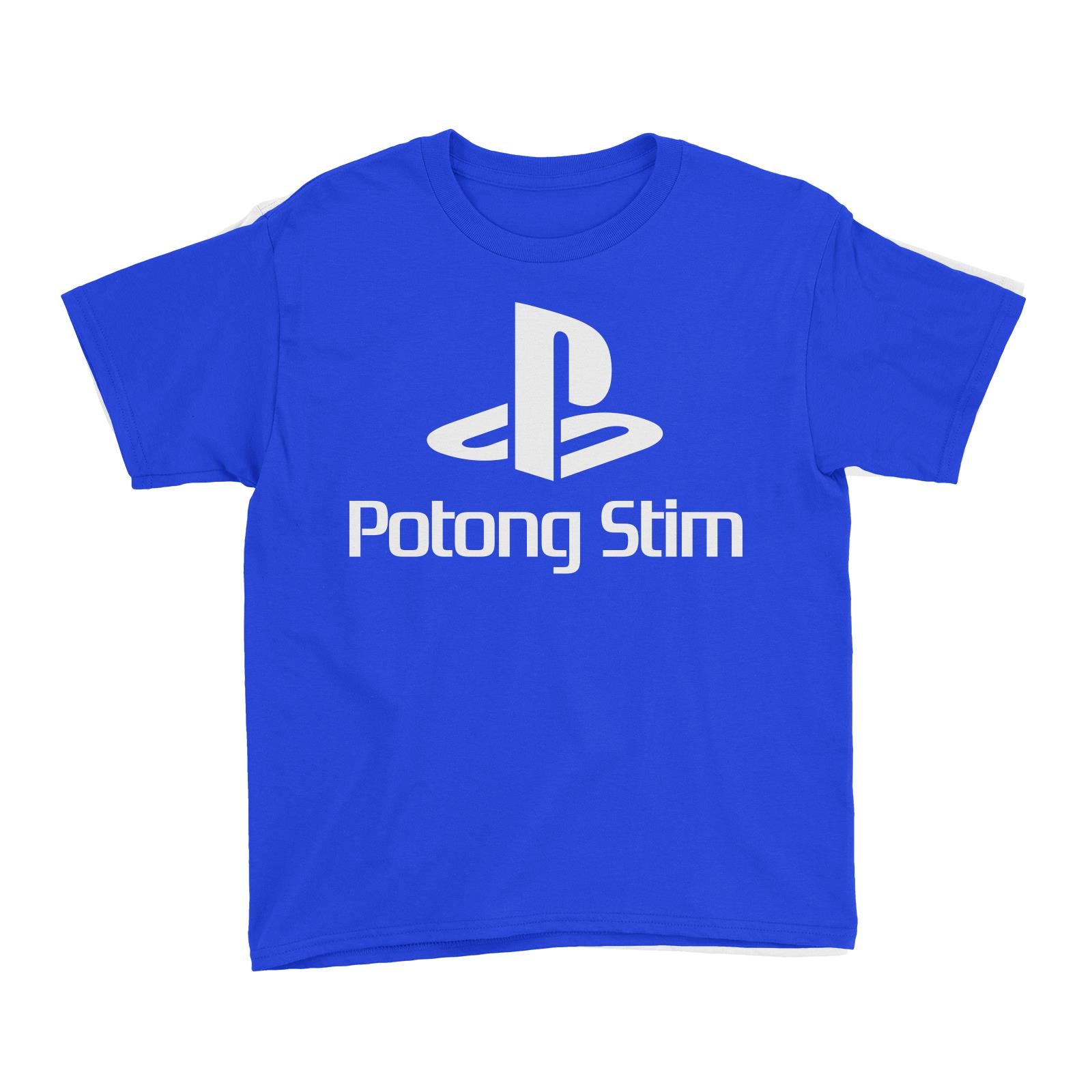 Slang Statement Potong Stim Kid's T-Shirt