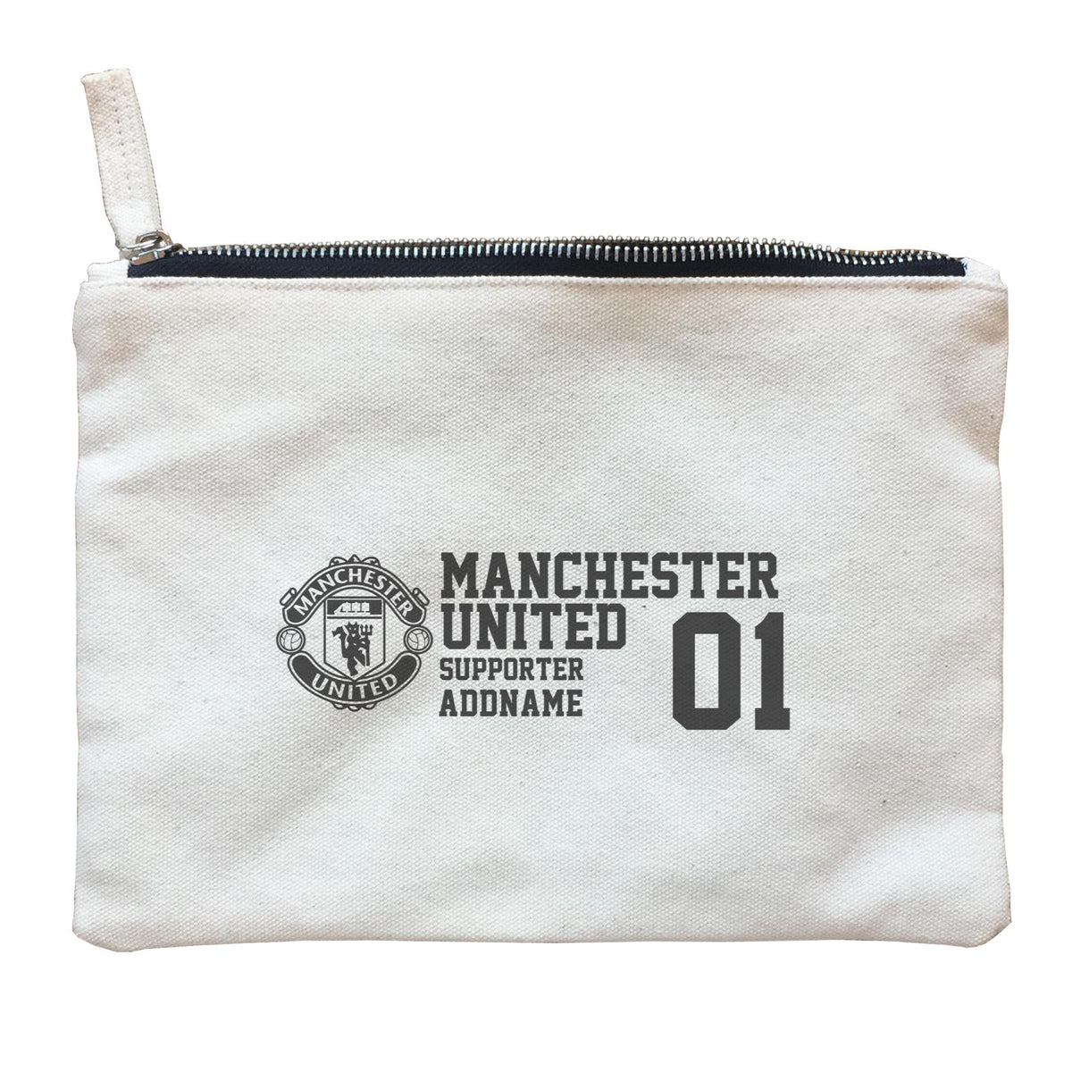 Manchester United Football Supporter Accessories Addname Zipper Pouch