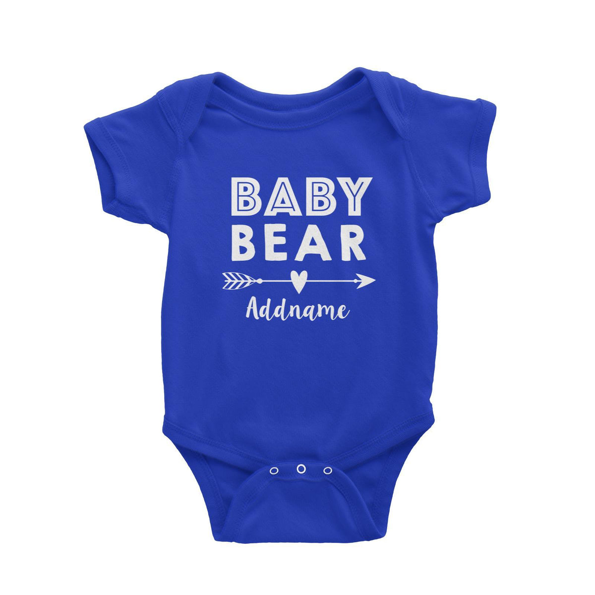 Baby Bear Addname Baby Romper  Matching Family Personalizable Designs