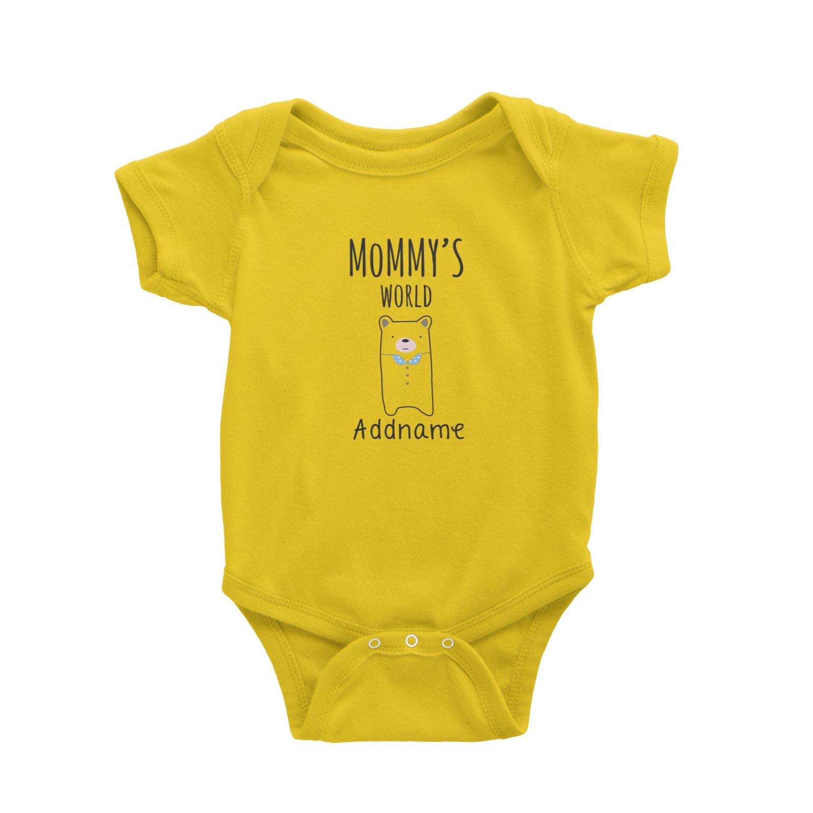 Cute Animals and Friends Series 2 Bear Mommy's World Addname Baby Romper