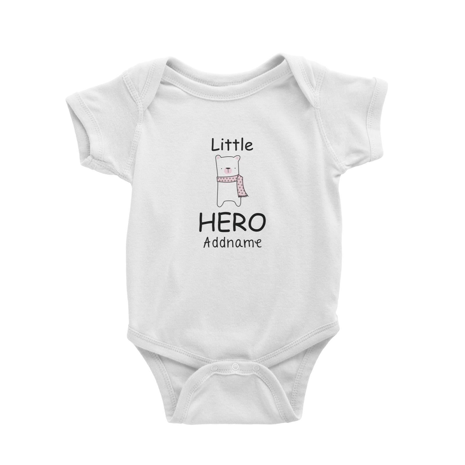 Cute Animals and Friends Series 2 Bear Little Hero Addname Baby Romper