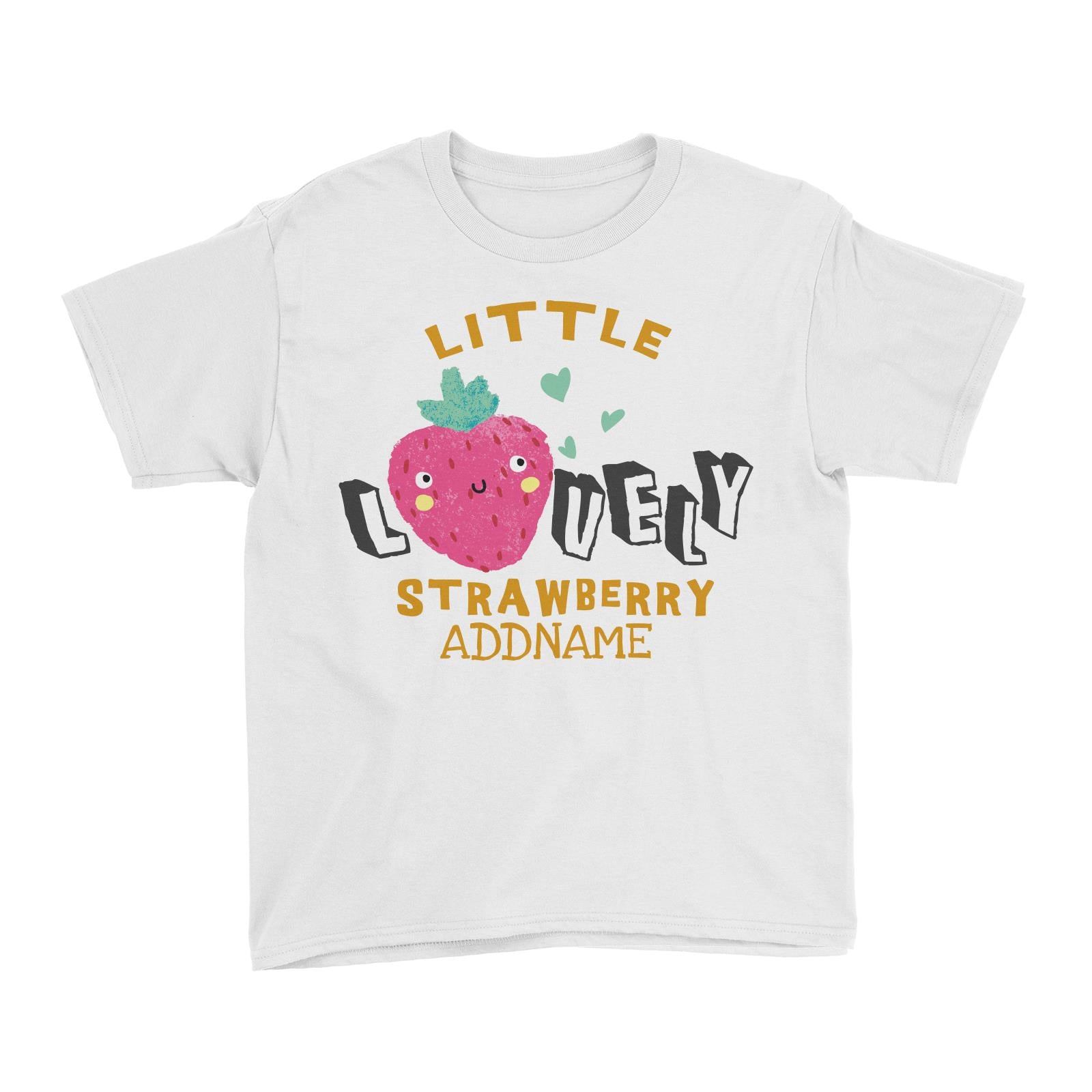 Little Lovely Strawberry Addname Kid's T-Shirt