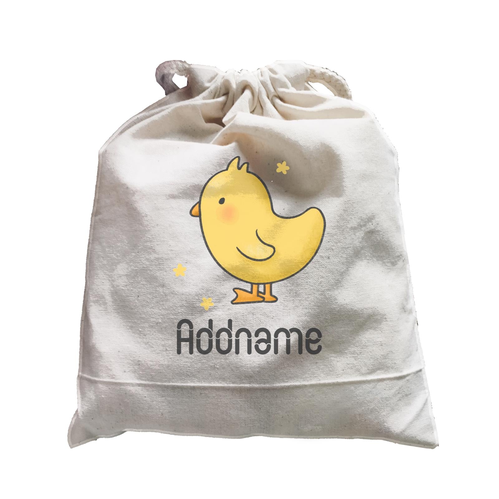 Cute Hand Drawn Style Chick Addname Satchel
