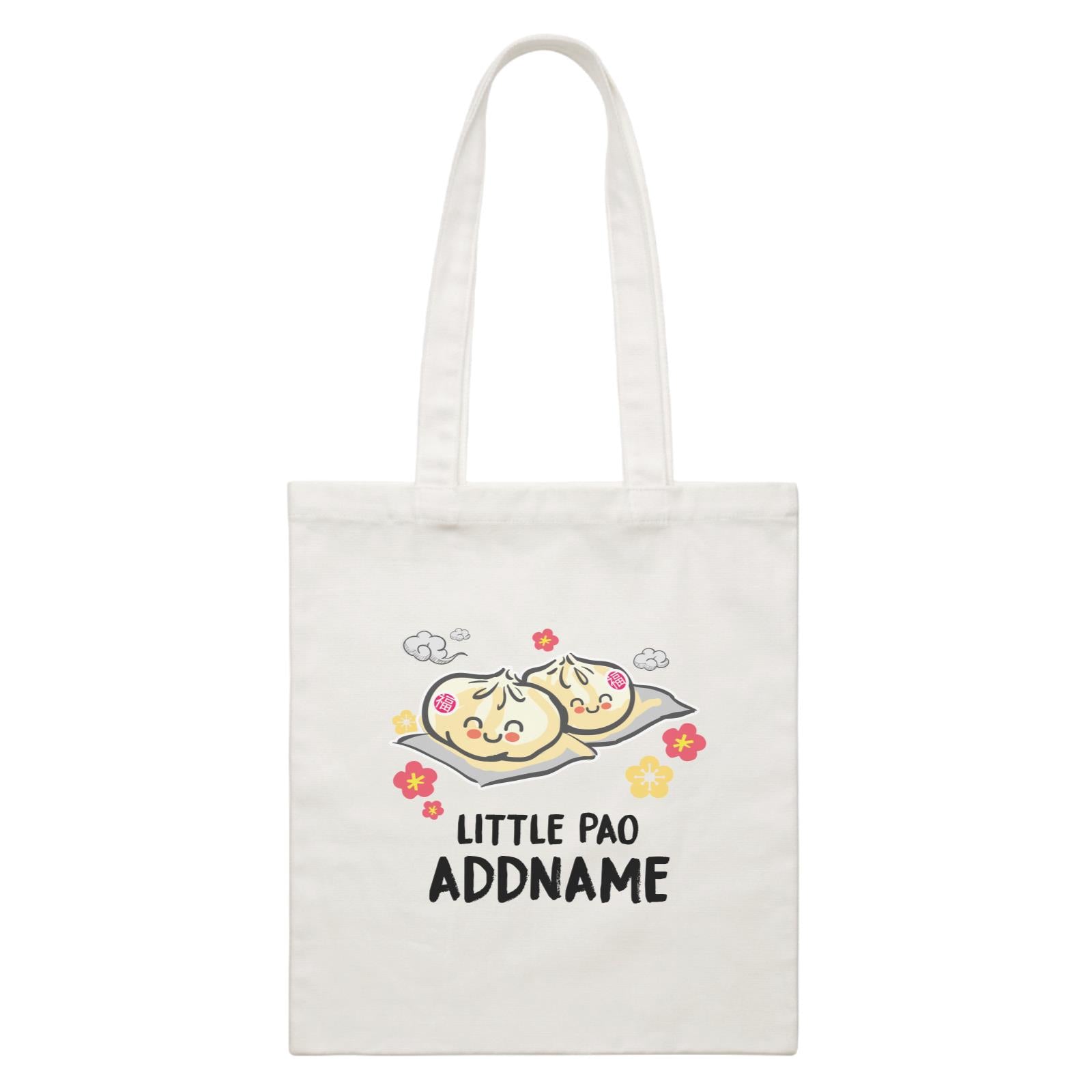 Chinese New Year Little Pao White Canvas Bag