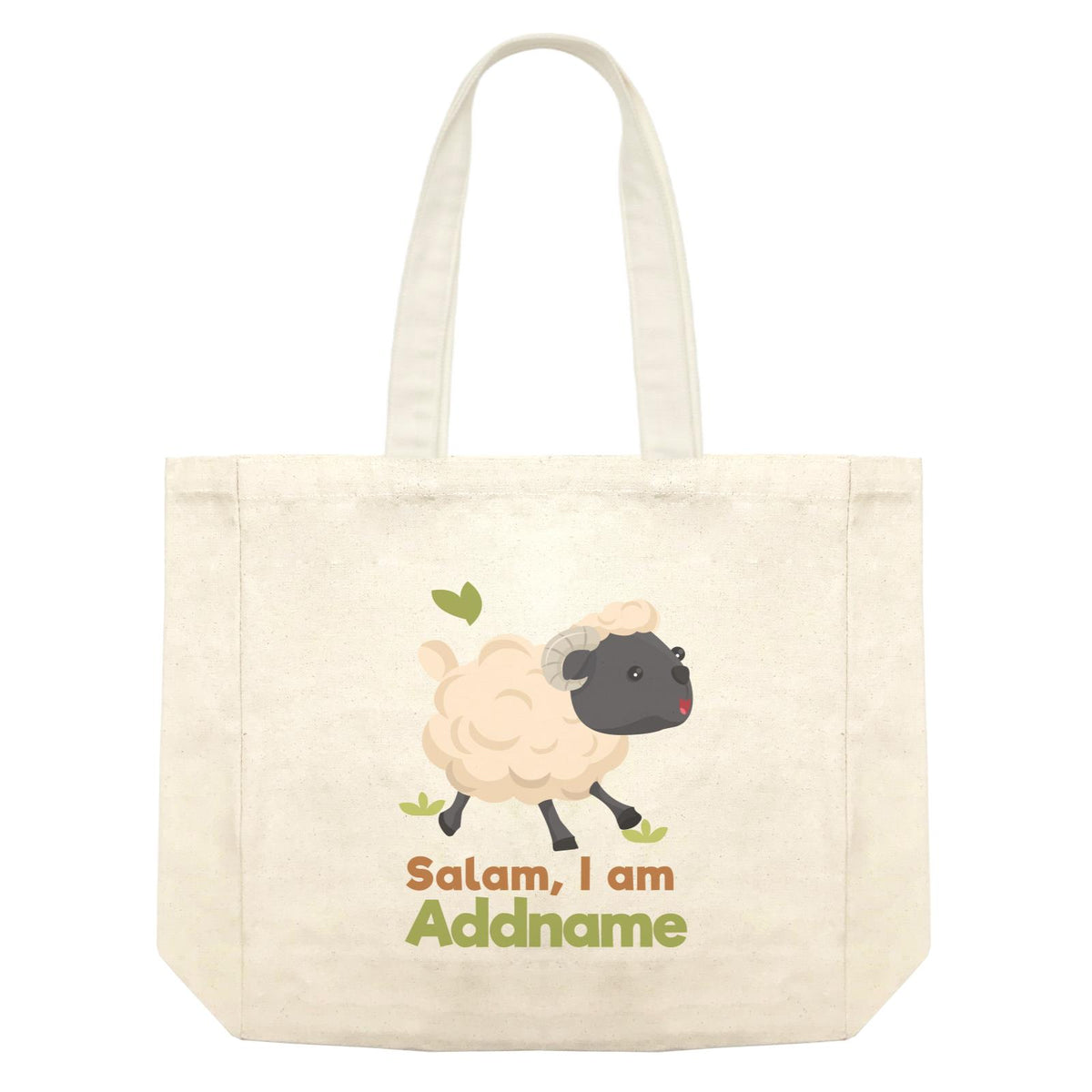 Sheep Salam I Am Addname Shopping Bag