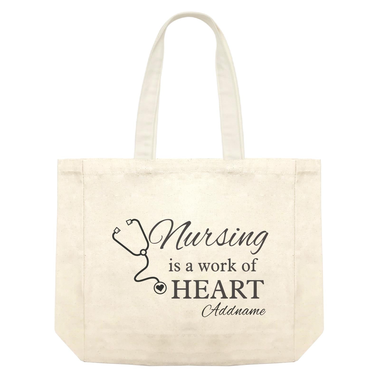Nurse QuotesStethoscope Icon Is A Work Of Heart Addname Shopping Bag