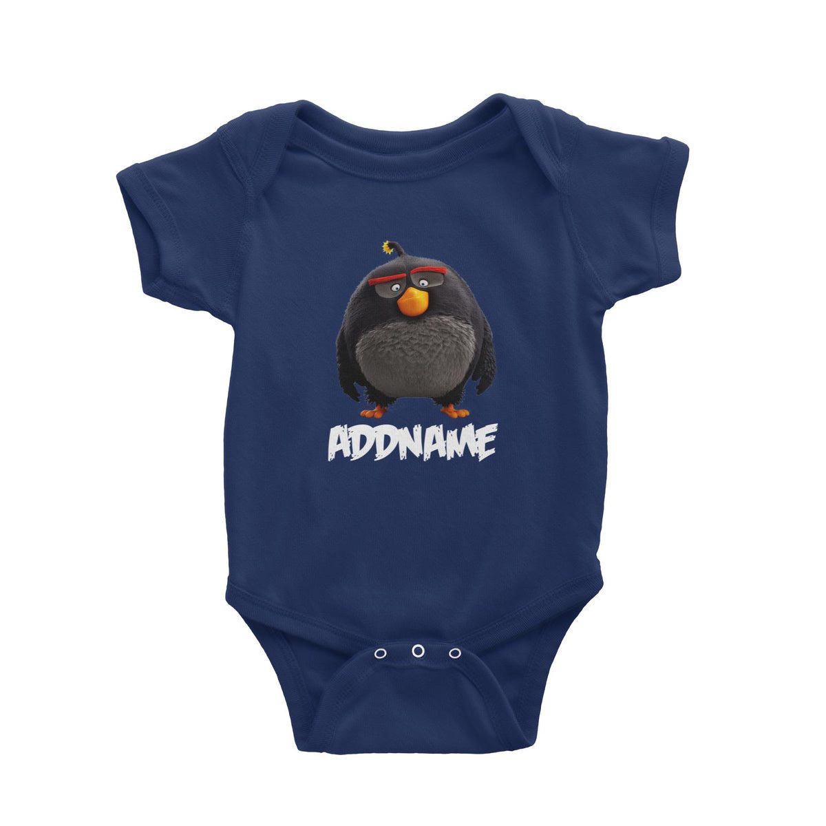 Angry Bird Bomb Addname Baby Romper