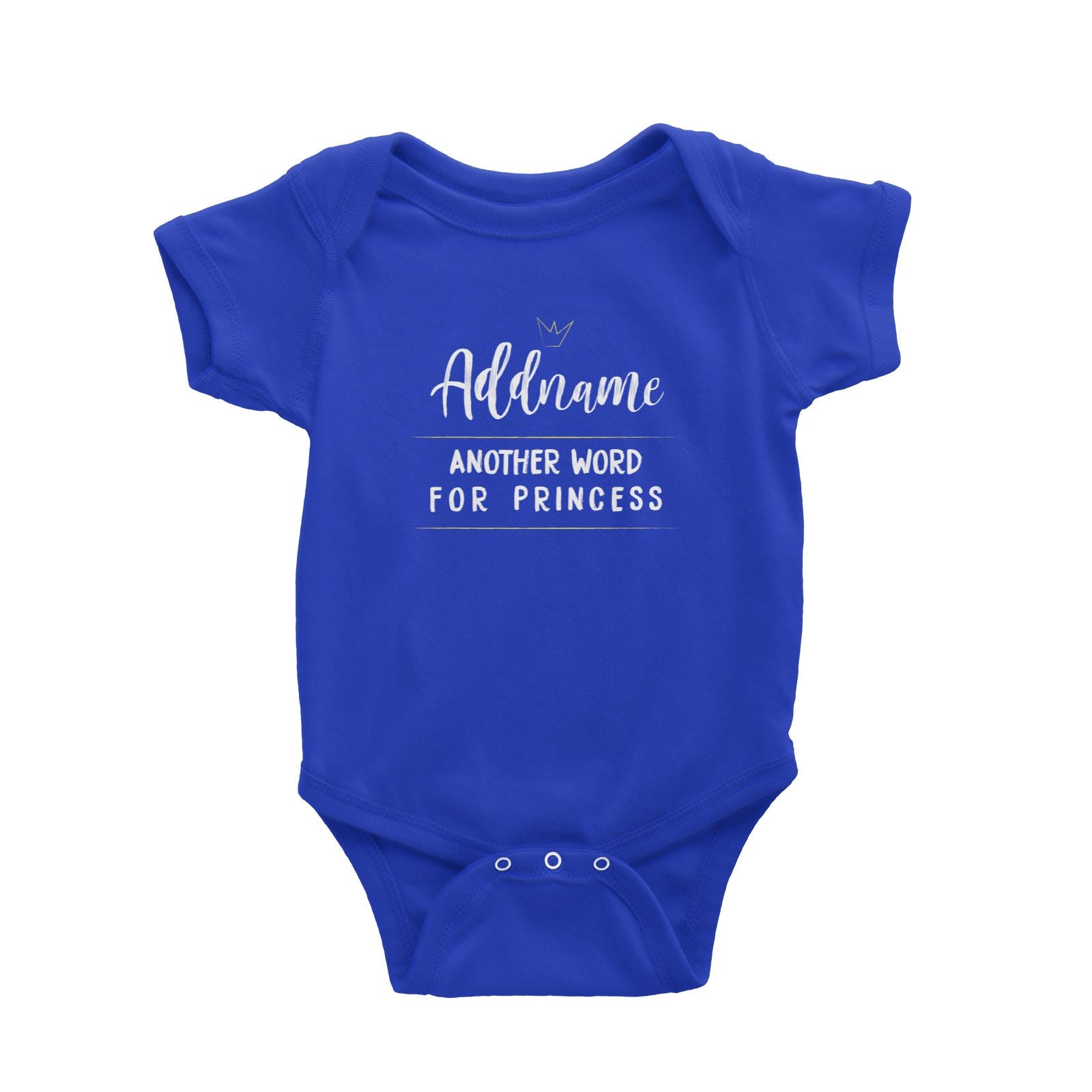 Another Word Family Addname Another Word For Princess Baby Romper