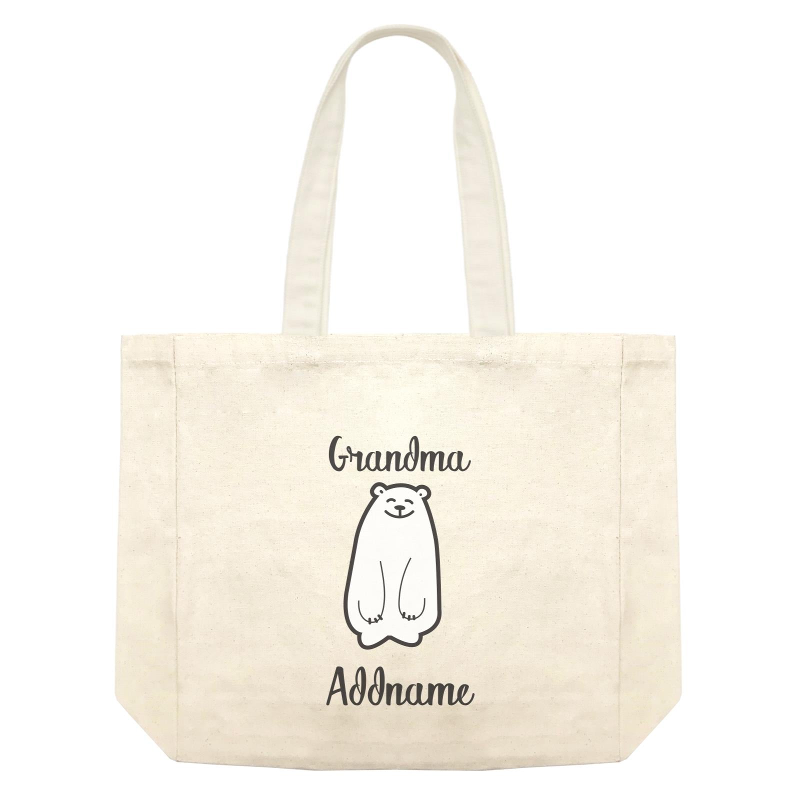 Christmas Series Grandma Bear Shopping Bag