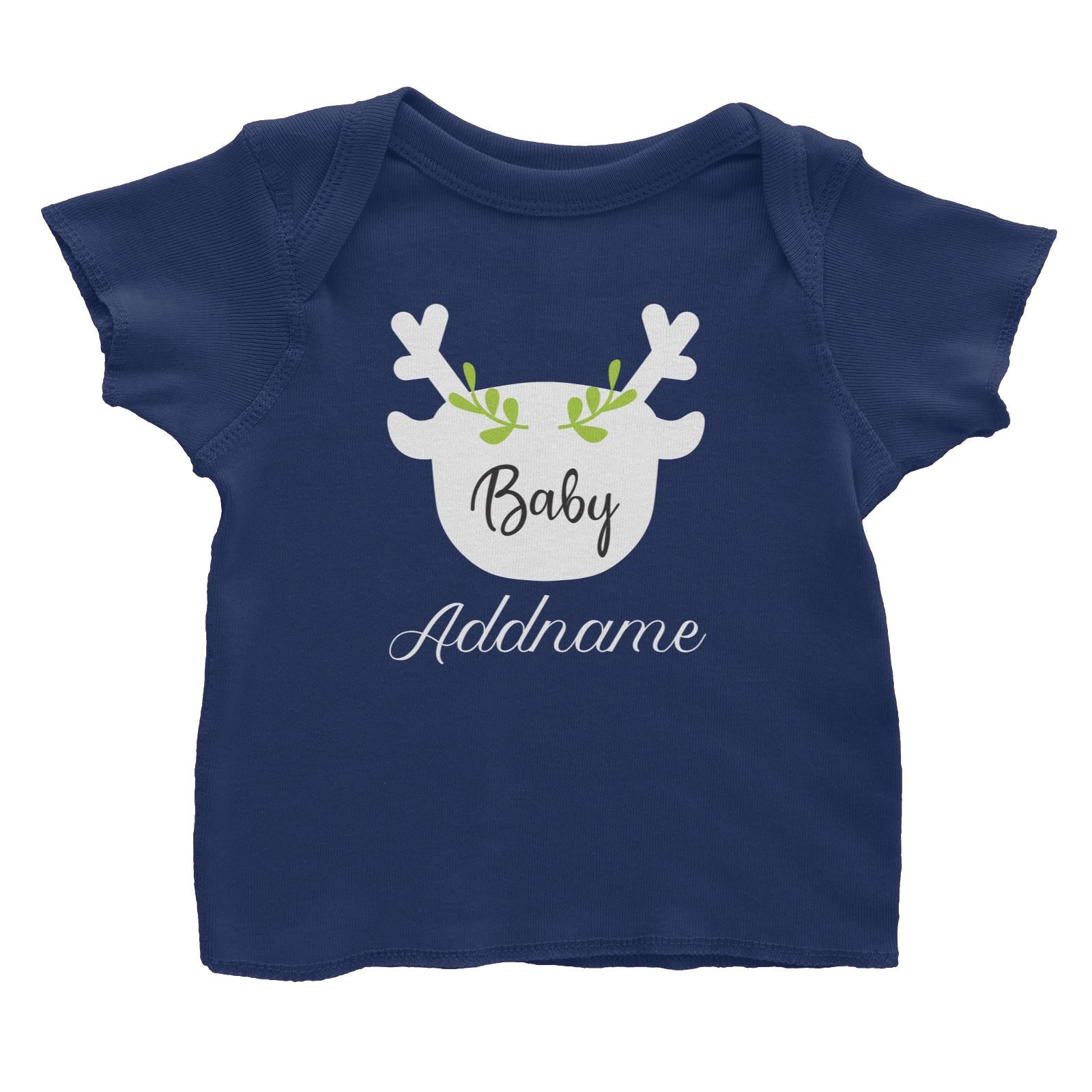 Christmas Series Baby Silhouette Reindeer Baby T-Shirt