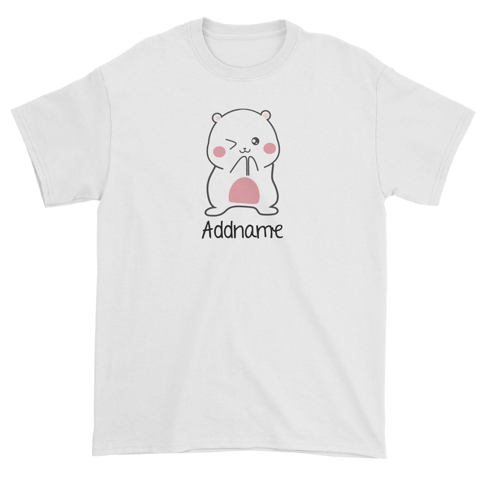 Cute Hamster Daddy Addname Unisex T-Shirt