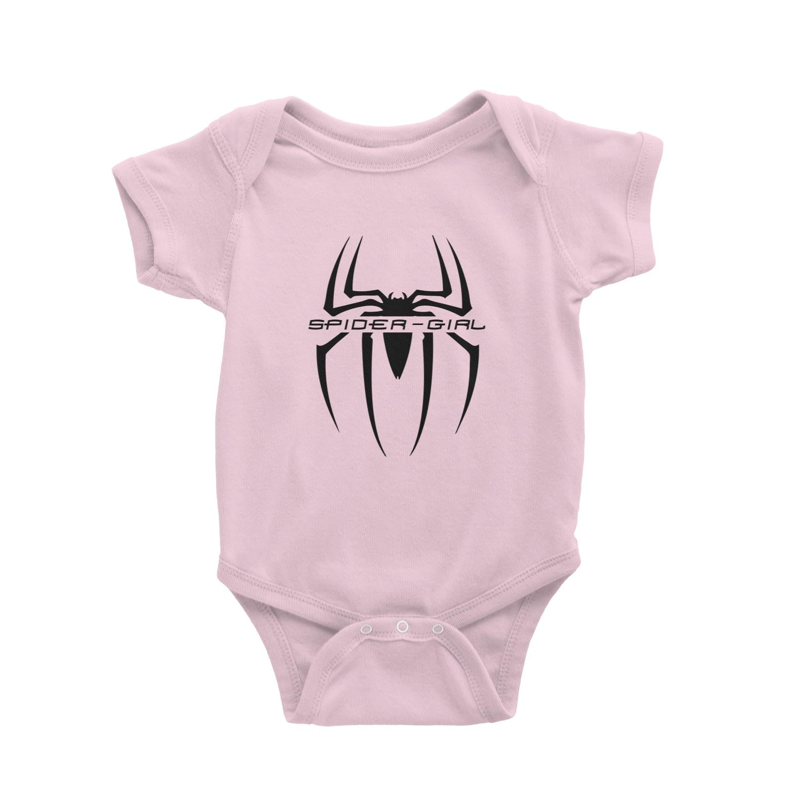 Superhero Spider Girl Baby Romper  Matching Family