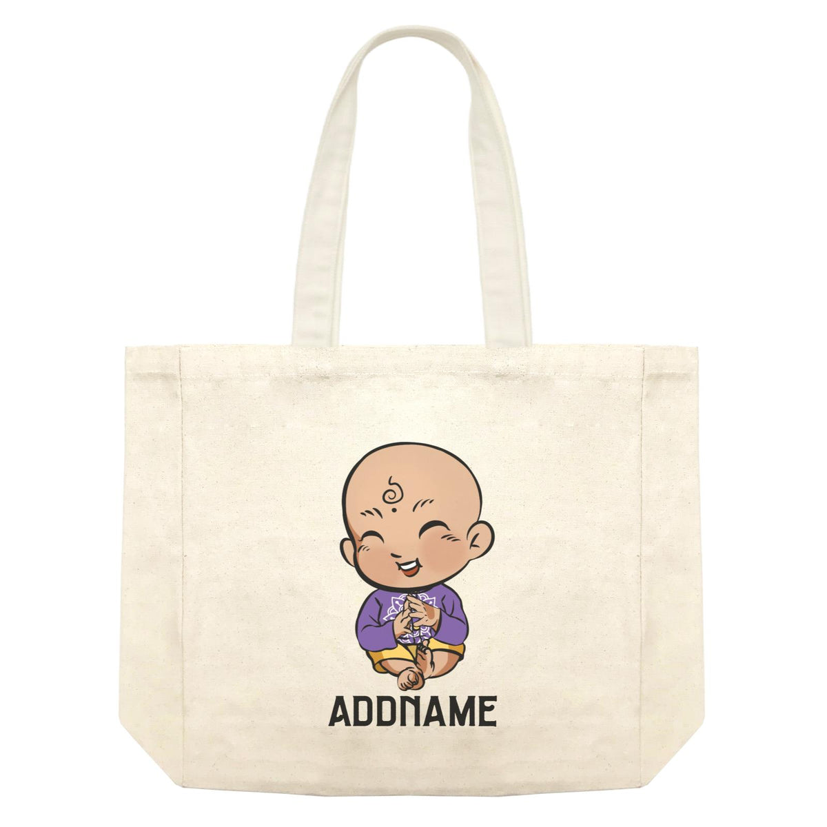 Deepavali Series Chibi Baby Boy Addname Shopping Bag