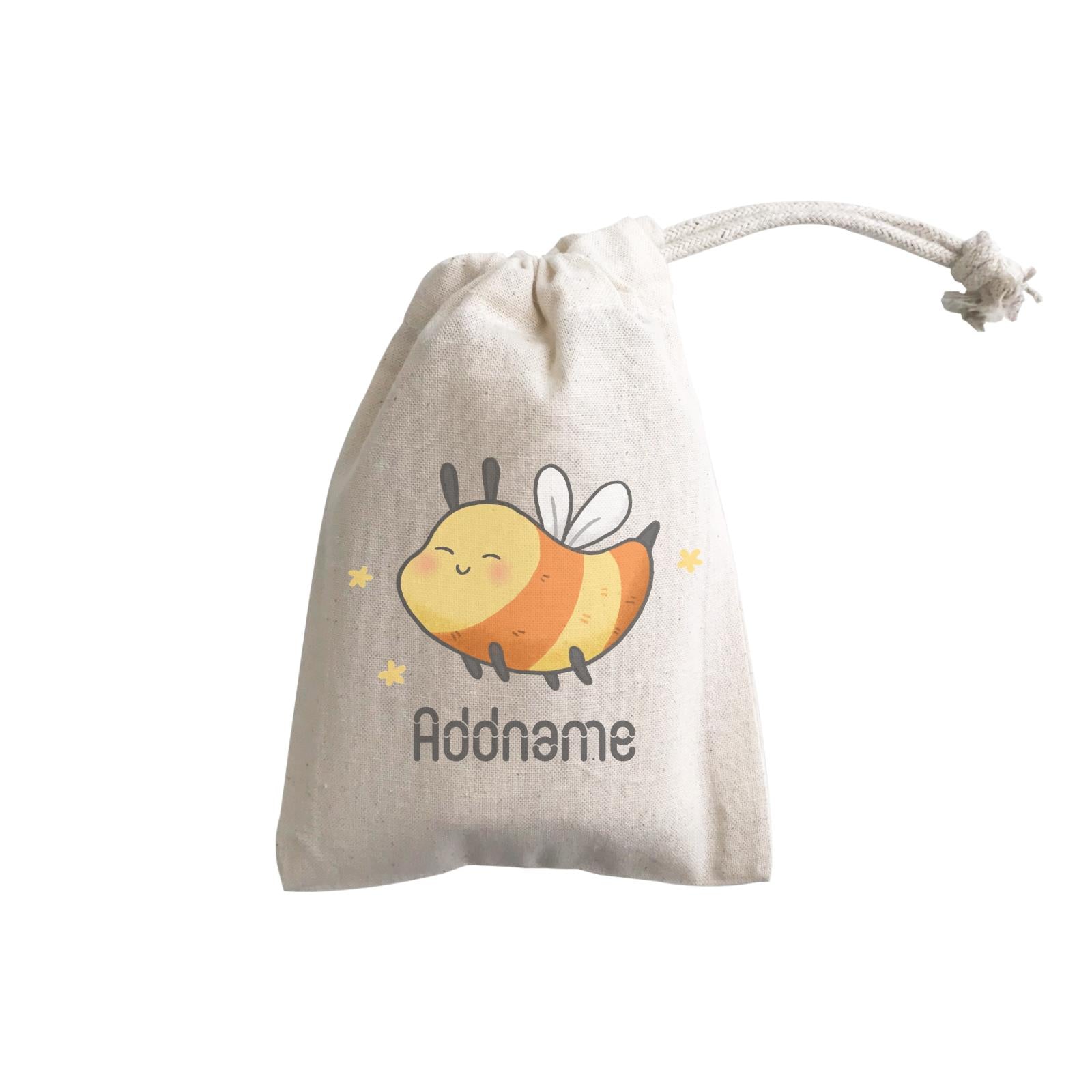 Cute Hand Drawn Style Bee Addname GP Gift Pouch