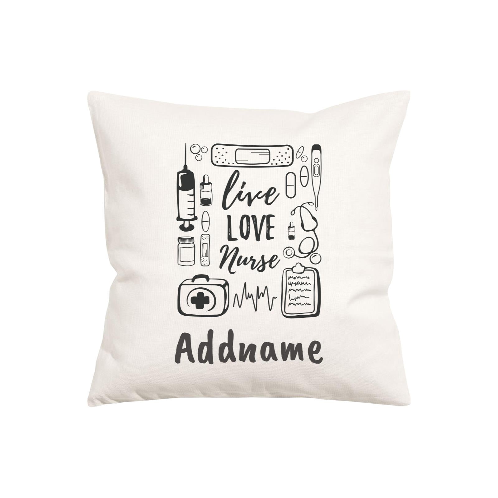 Live, Love, Nurse Pillow Cushion