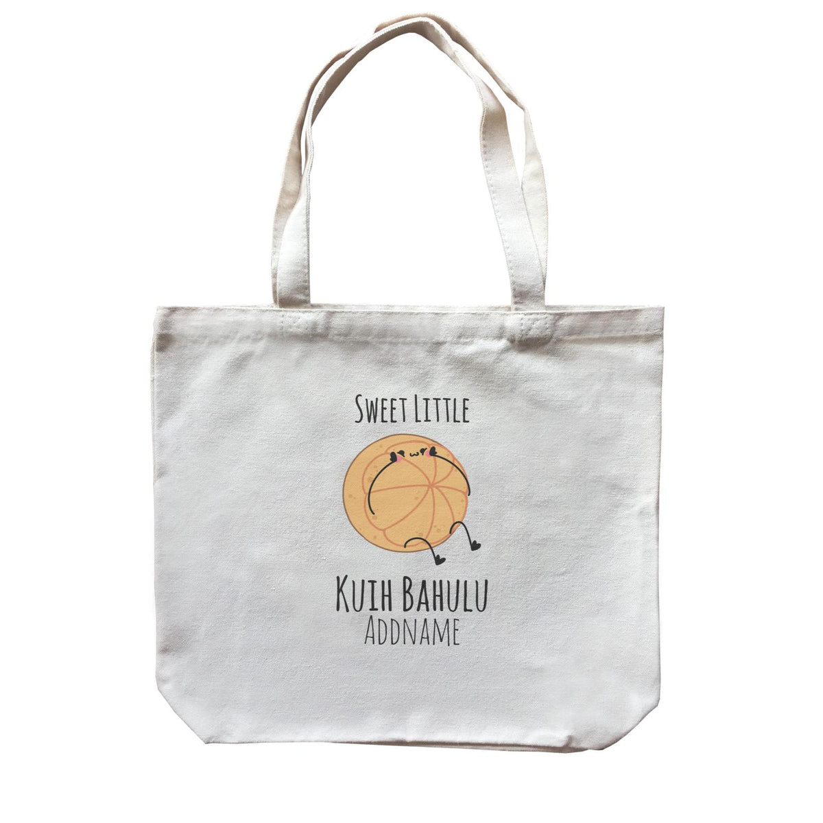 Raya Kuih Sweet 2 Sweet Little Kuih Bahulu Addname Canvas Bag