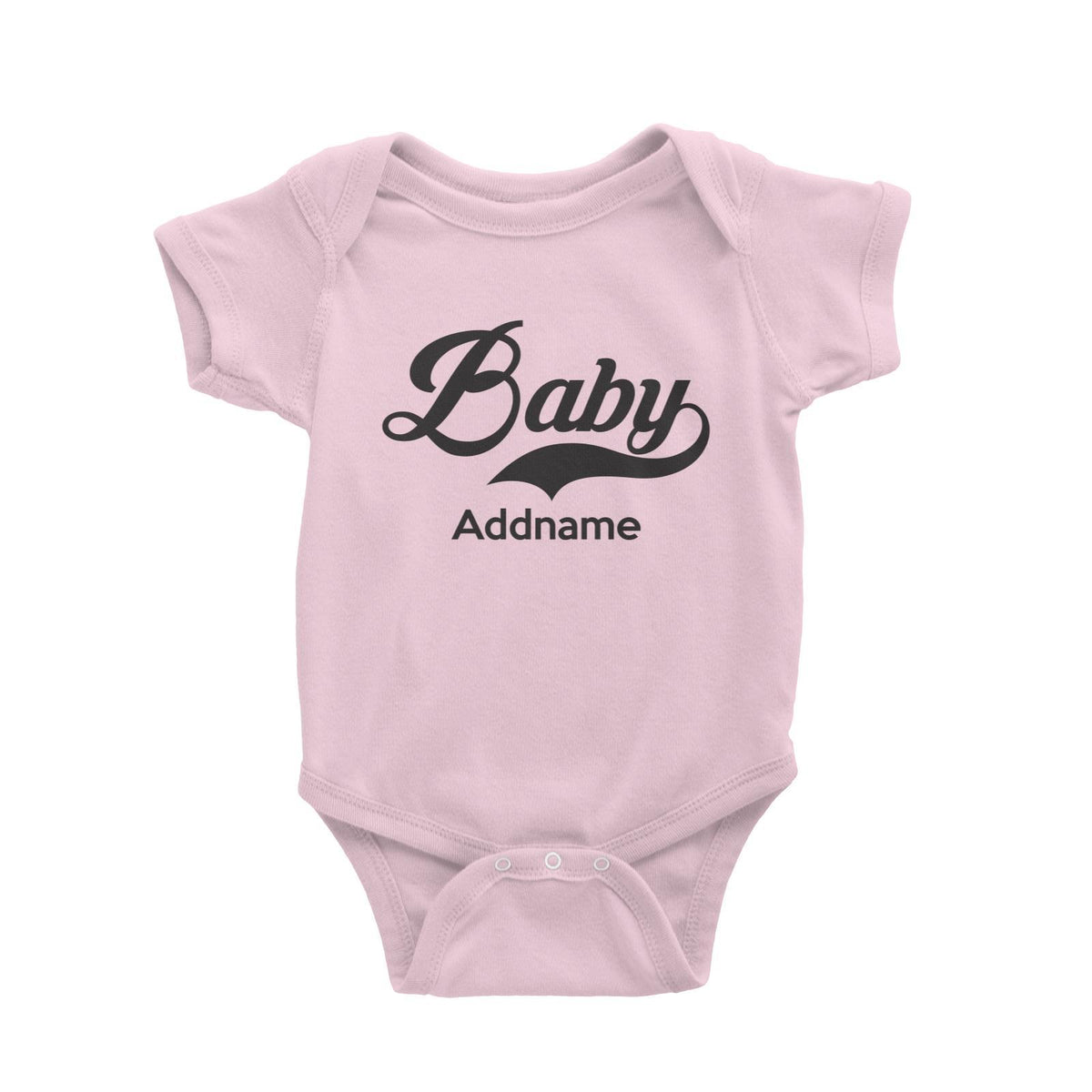 Retro Baby Addname Baby Romper  Matching Family Personalizable Designs