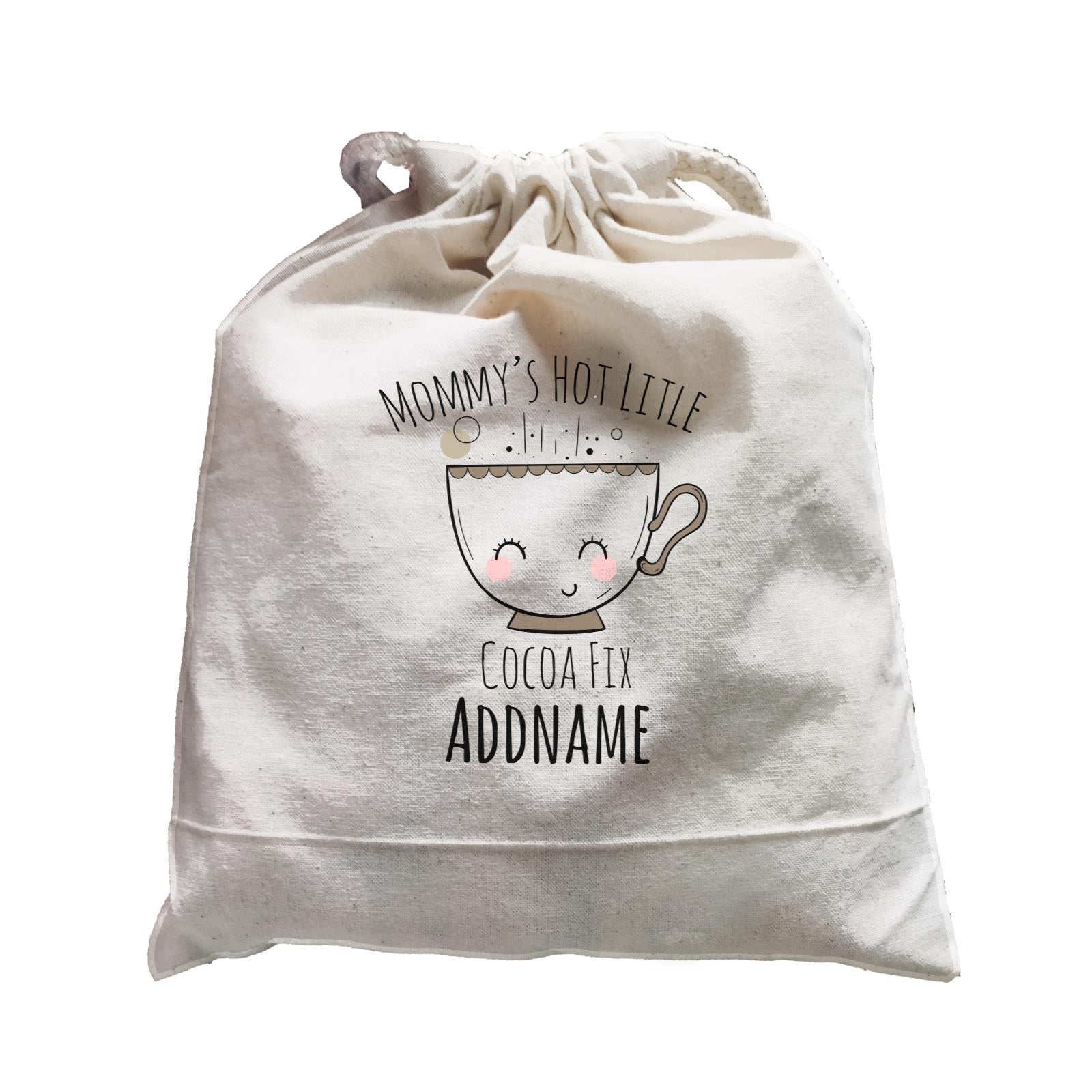 Drawn Sweet Snacks Mommy's Hot Little Cocoa Fix Addname Satchel