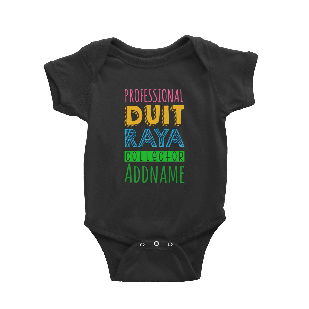 Professional Duit Raya Collector Baby Romper  Personalizable Designs