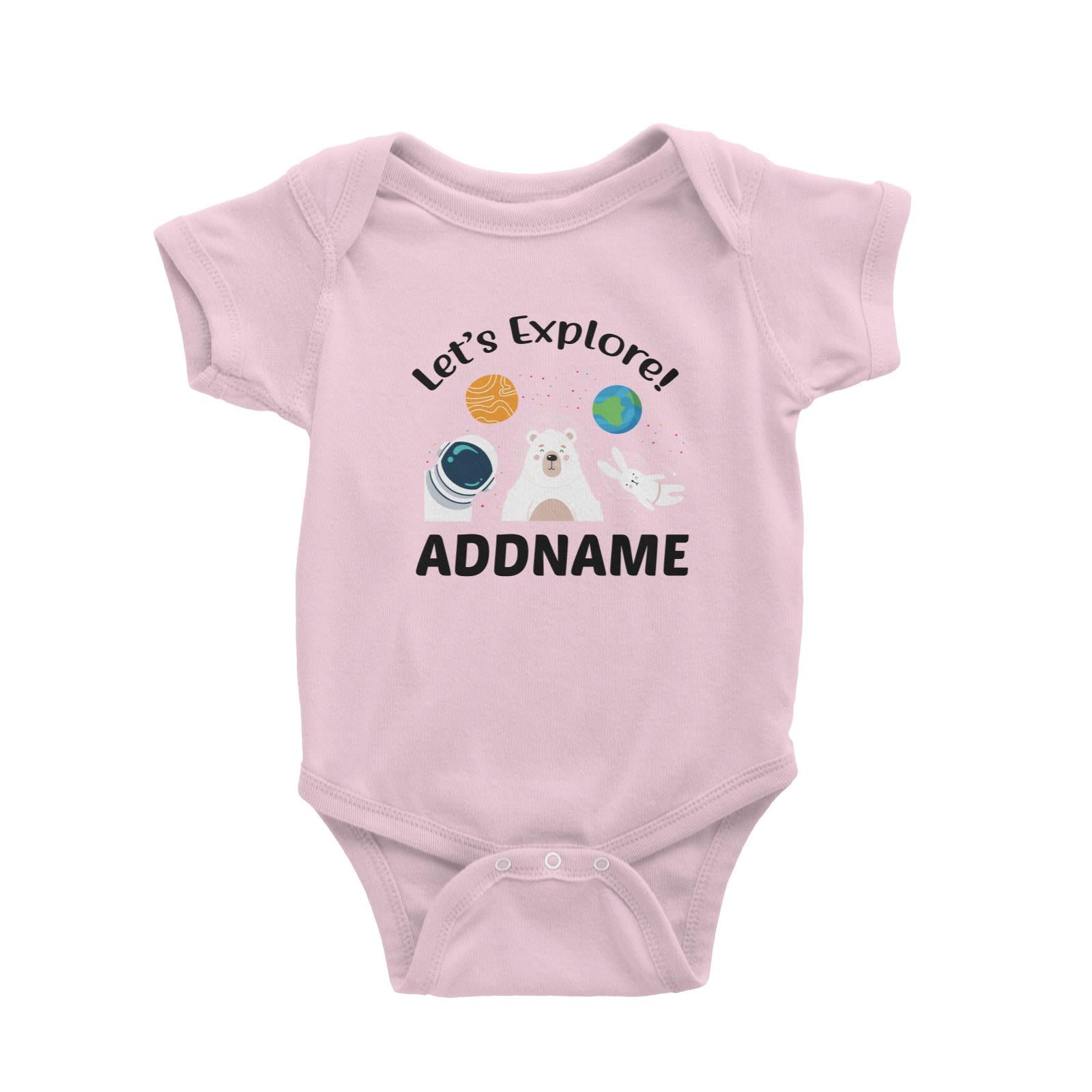 Let's Explore Addname Baby Romper