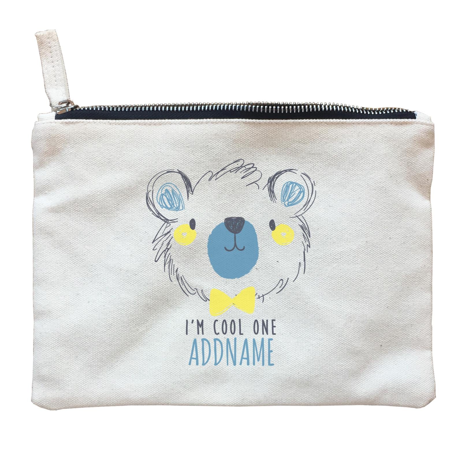 I'm Cool One Bear Addname Zipper Pouch