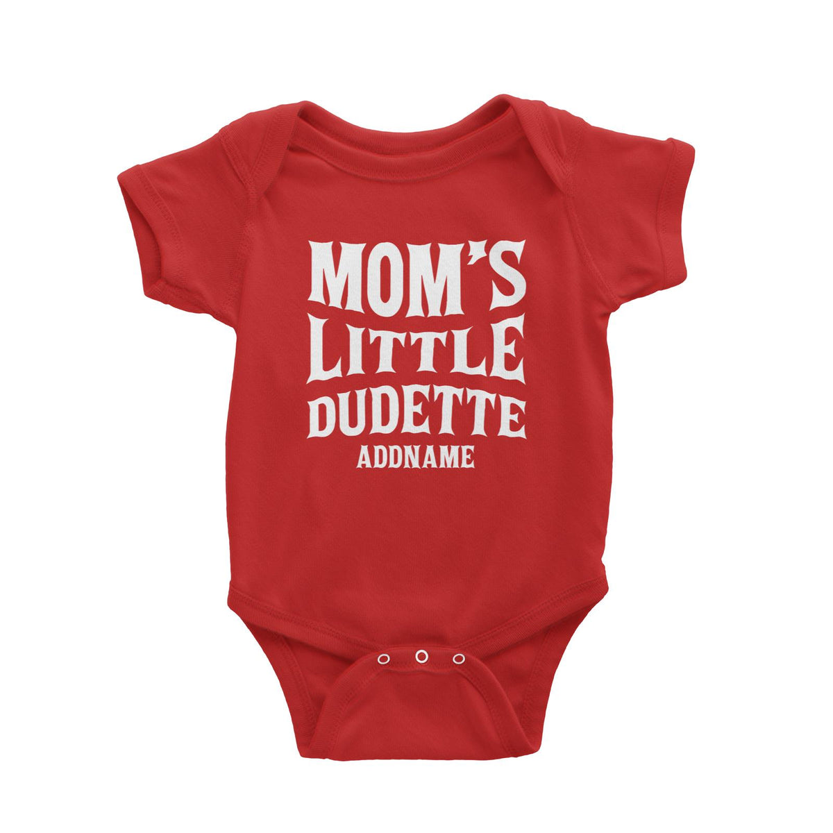 Moms Little Dudette Baby Romper