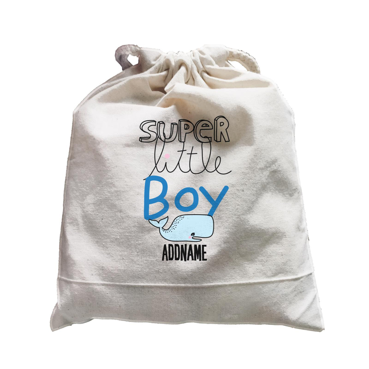Cool Vibrant Series Super Little Whale Boy Addname Satchel