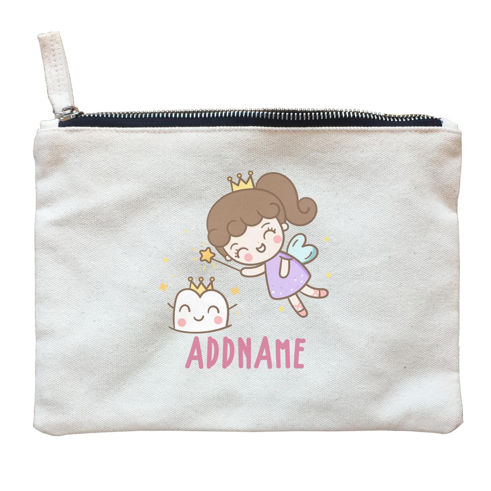 Unicorn And Princess Series Cute Tooth Fairy Addname Zipper Pouch