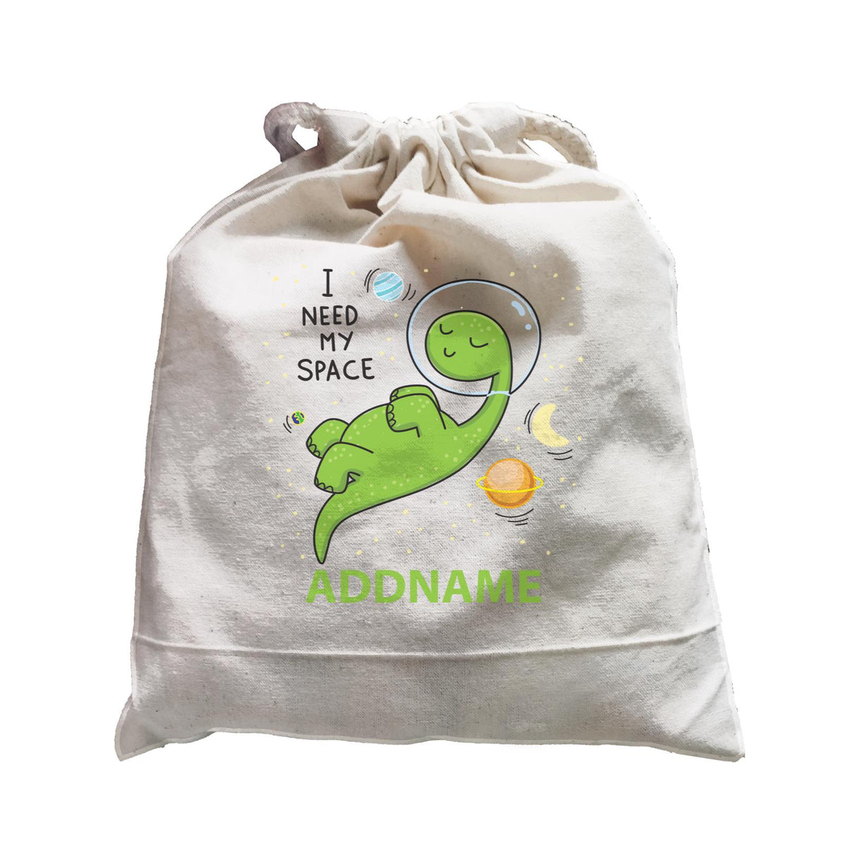Cool Cute Dinosaur I Need My Space Addname Satchel