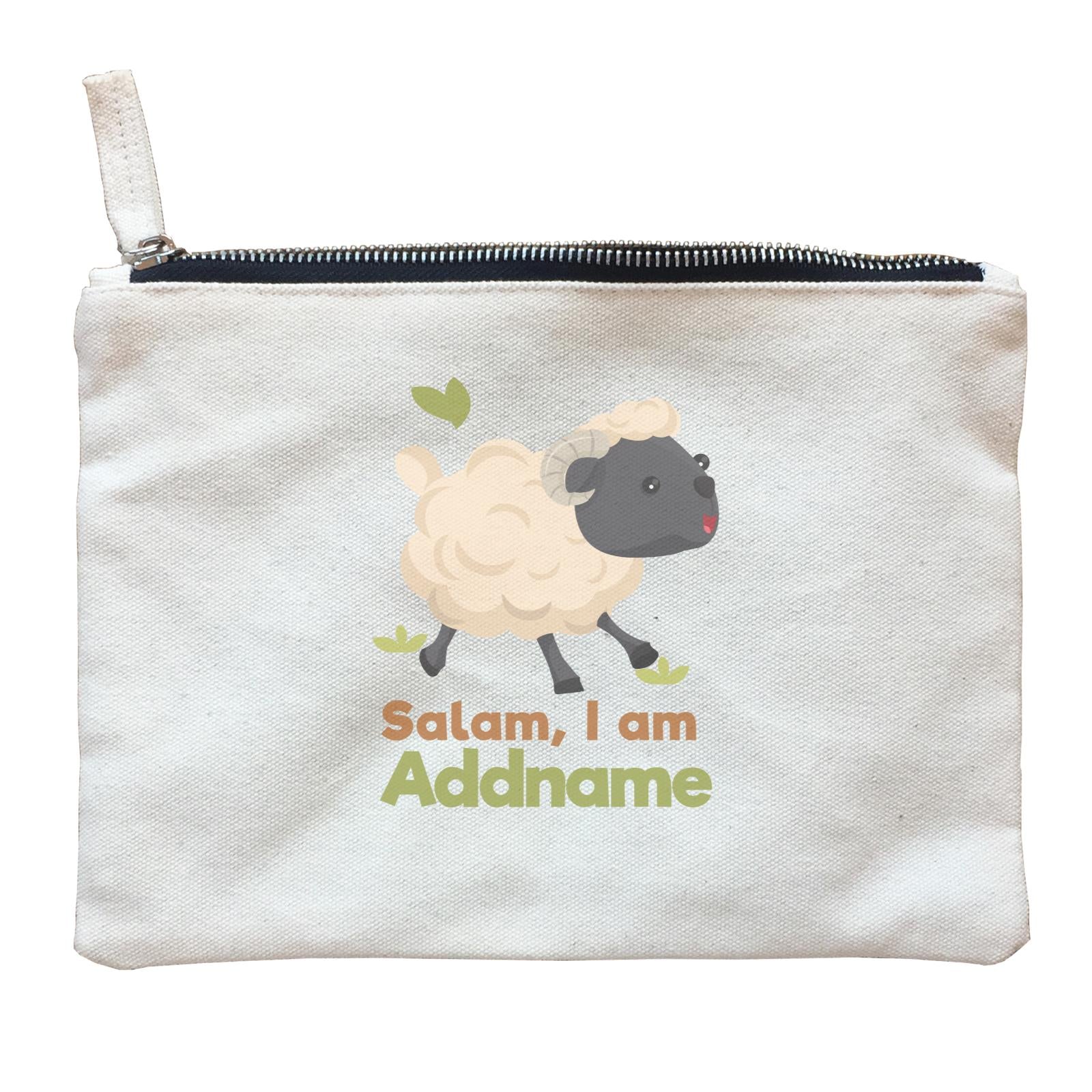 Sheep Salam I Am Addname Zipper Pouch