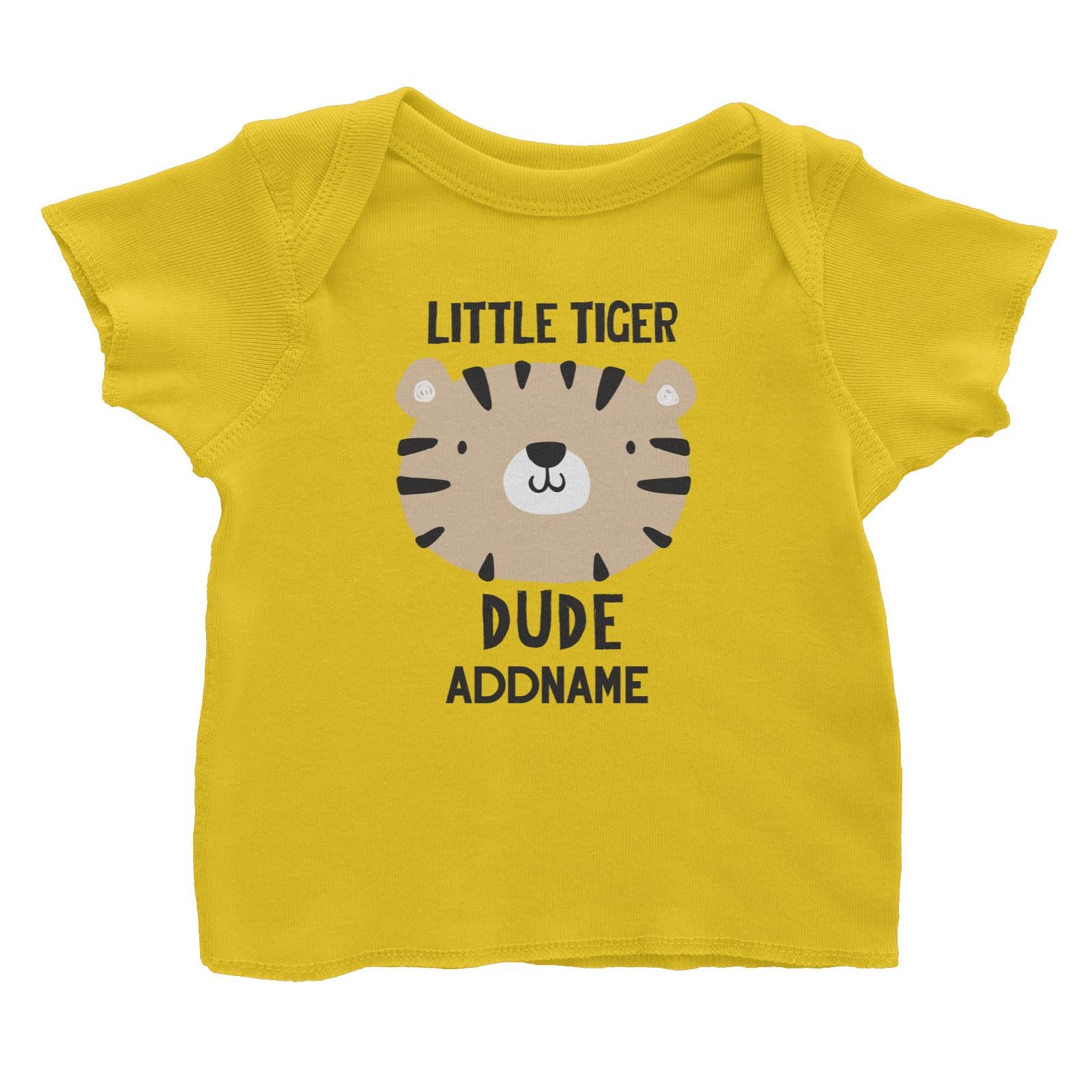Little Tiger Dude Addname Baby T-Shirt