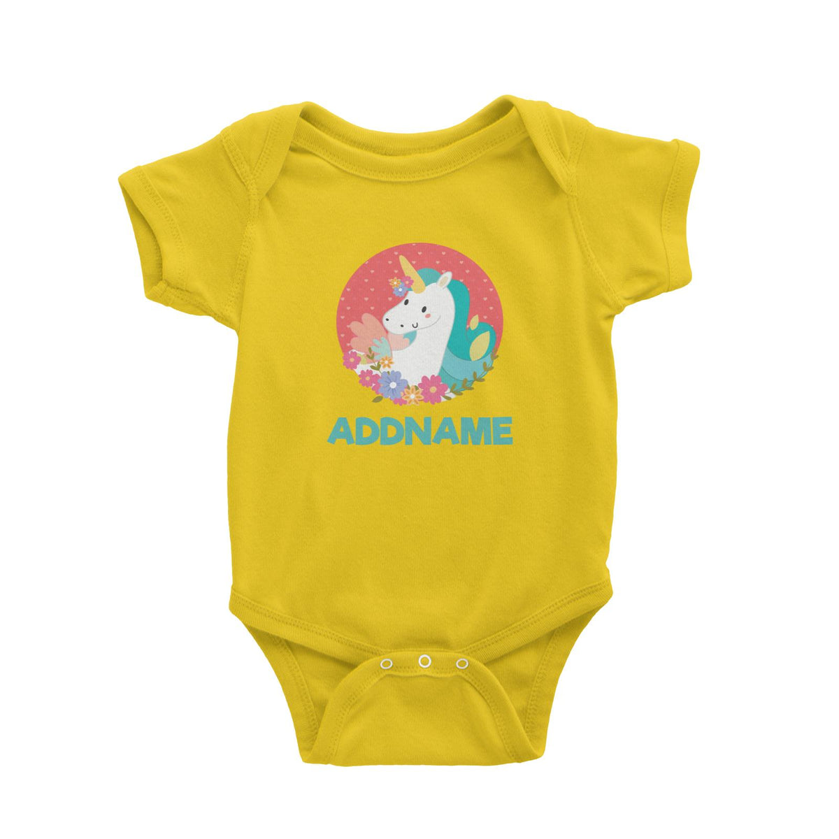 Fabulous Unicorn  Baby Romper
