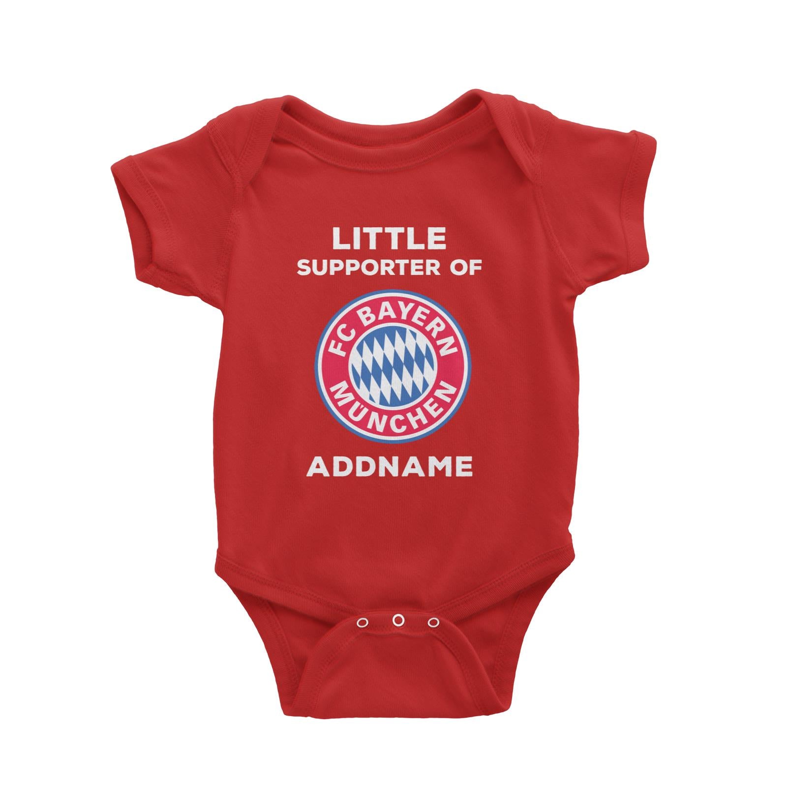 FC Bayern Munich Little Supporter Personalizable with Name Baby Romper