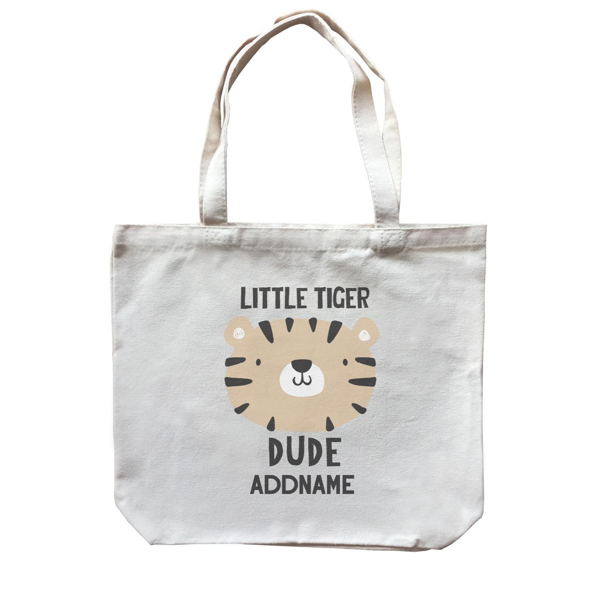 Little Tiger Dude Addname Canvas Bag