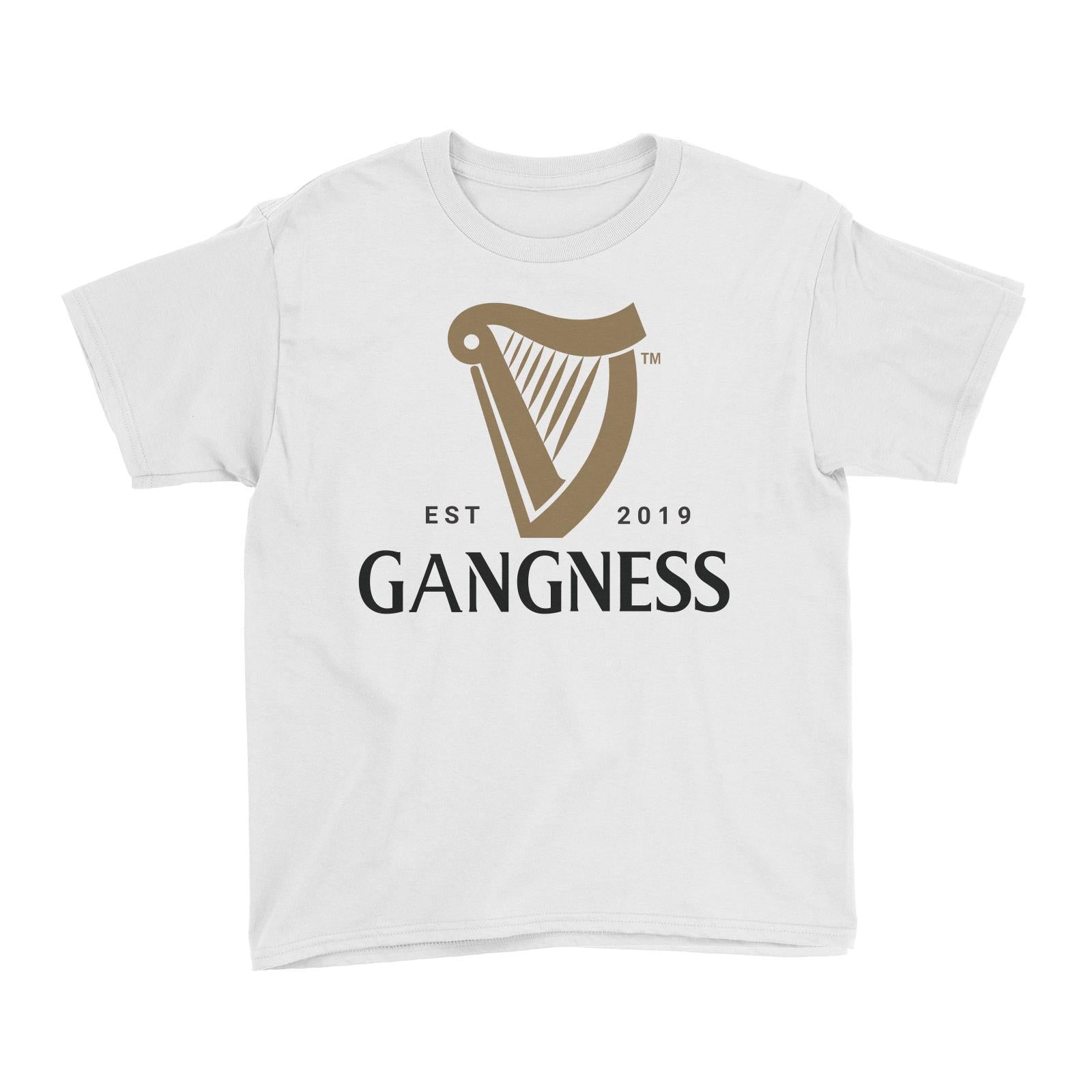 Slang Statement Gangness Kid's T-Shirt