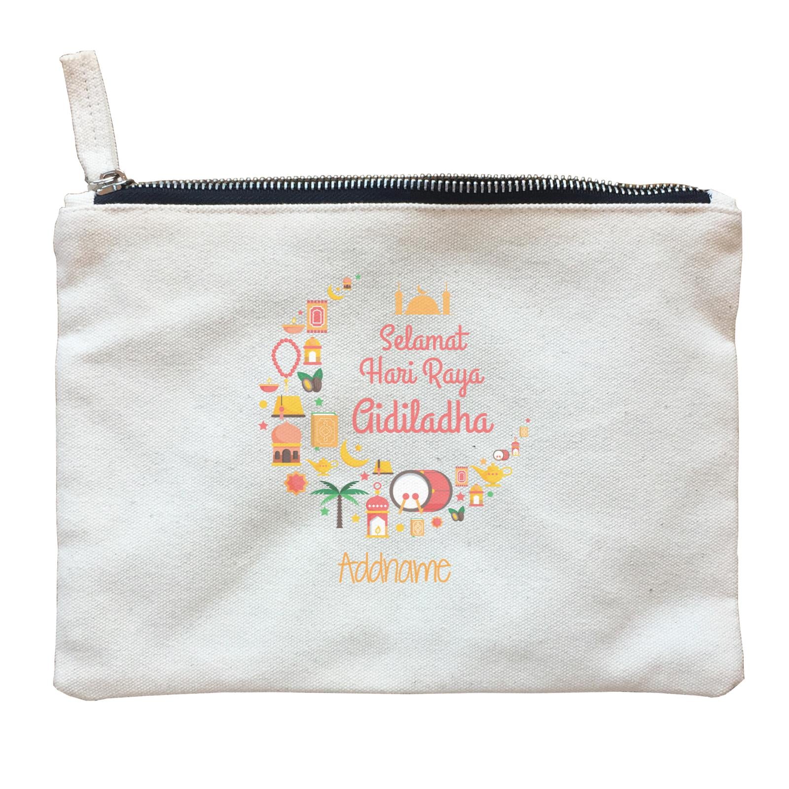 Selamat Hari Raya Aidiladha Moon Addname Zipper Pouch