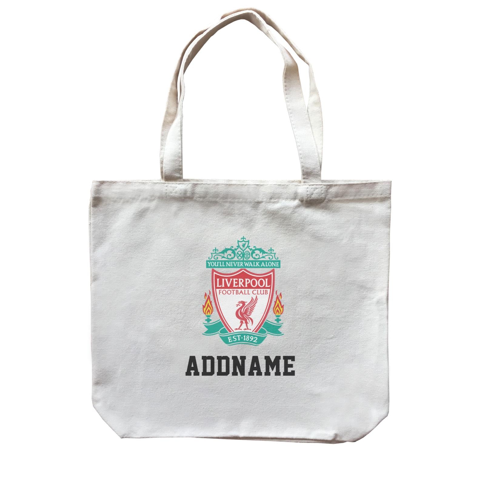 Liverpool Football Logo Addname Canvas Bag